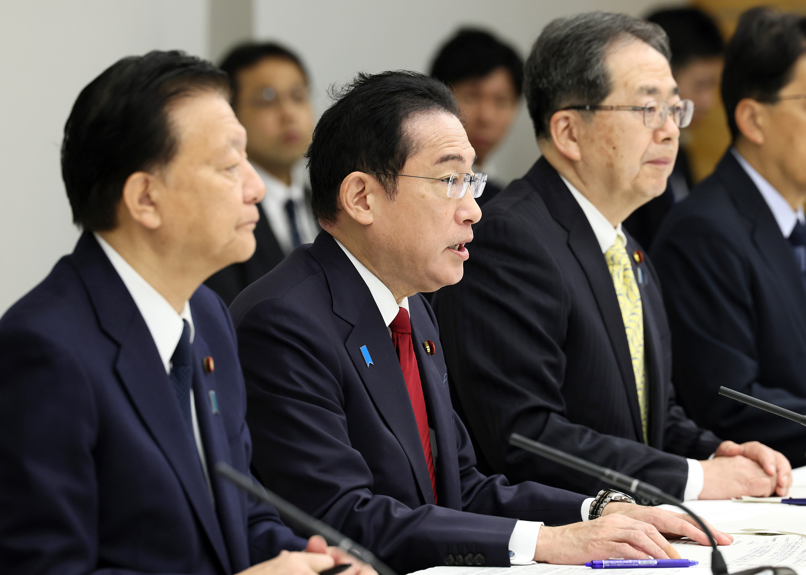 岸田首相在会议发言