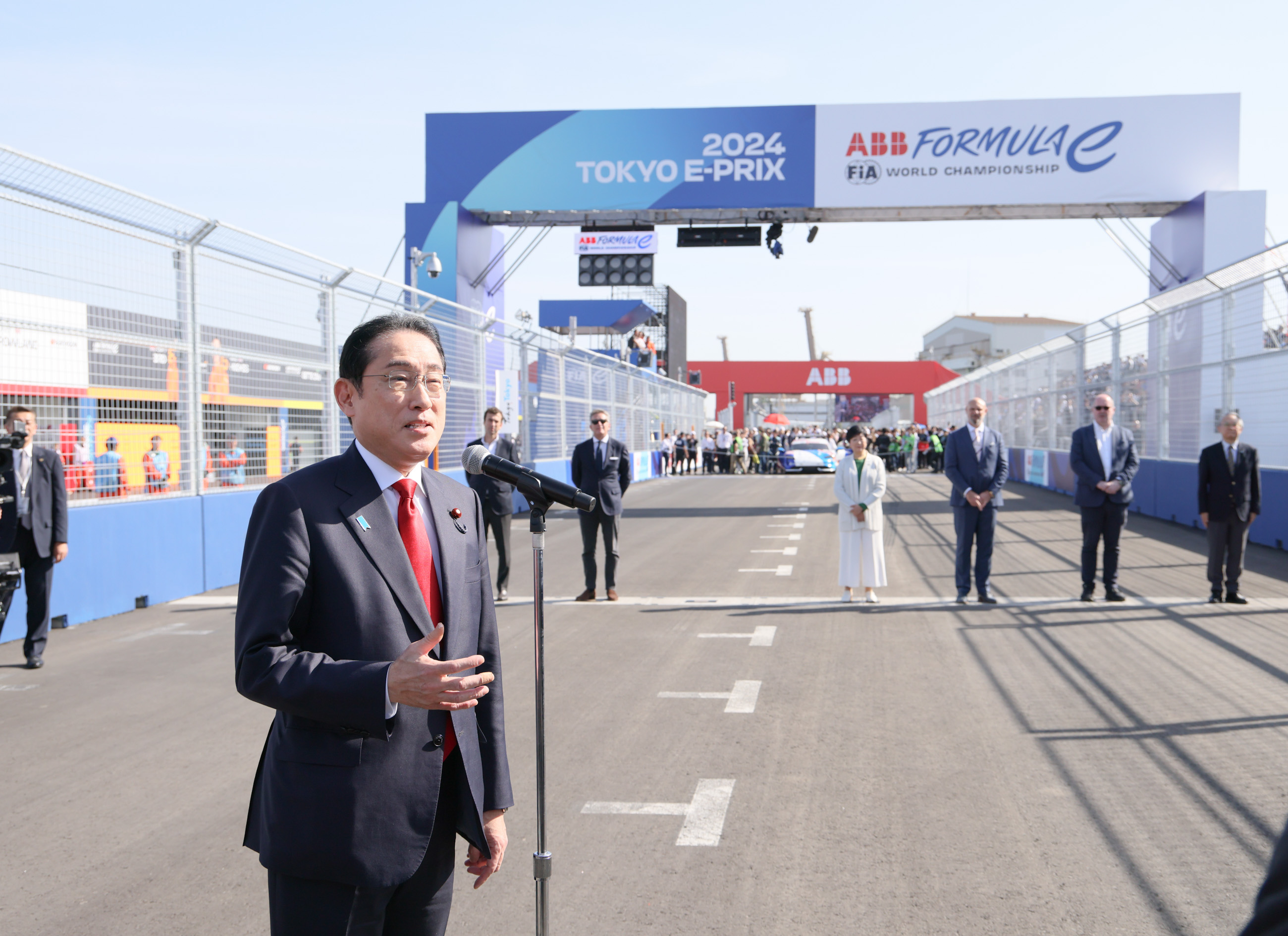 参观Formula E 东京比赛