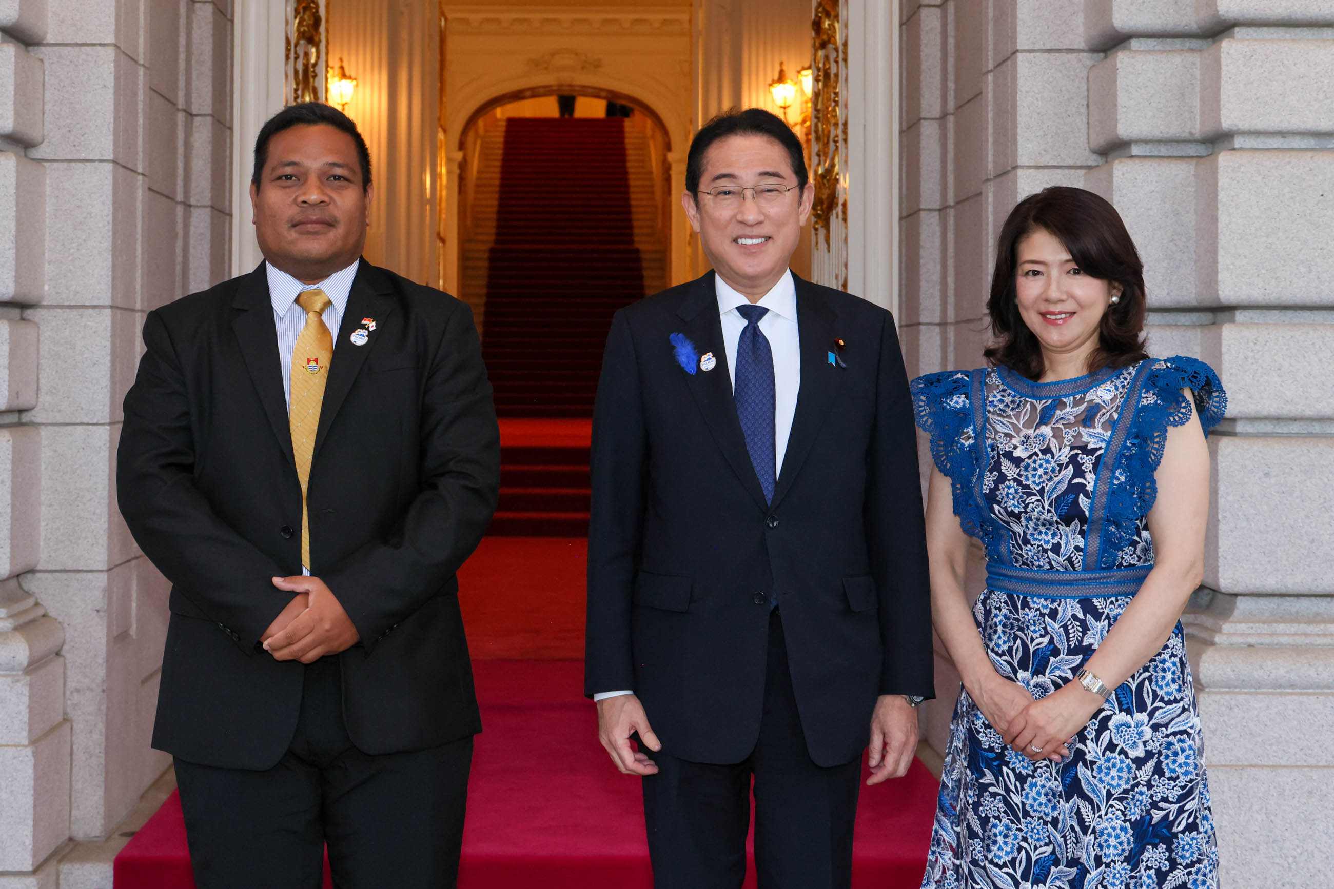 岸田首相迎接基里巴斯外交与移民部副部长