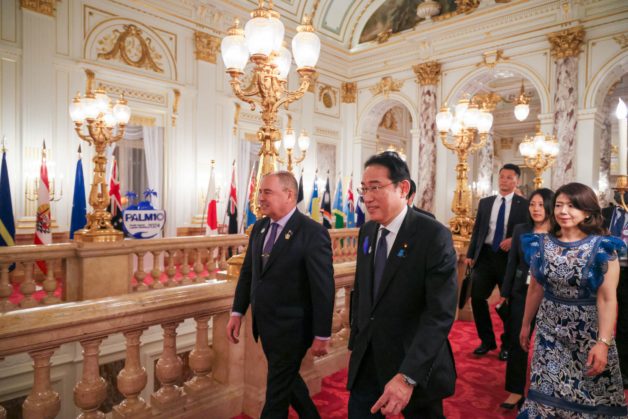 岸田首相出席晚宴1