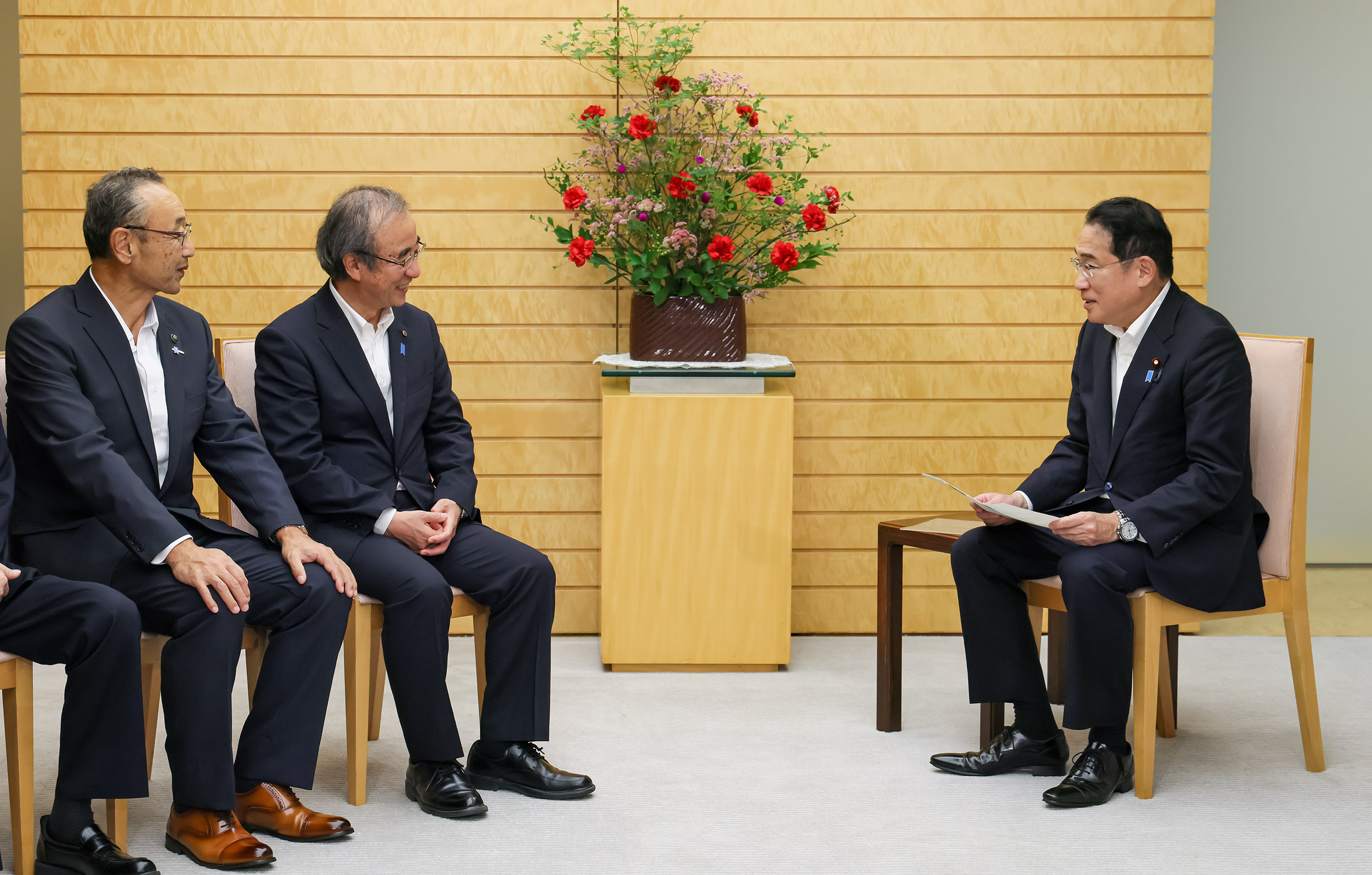 岸田首相会面3