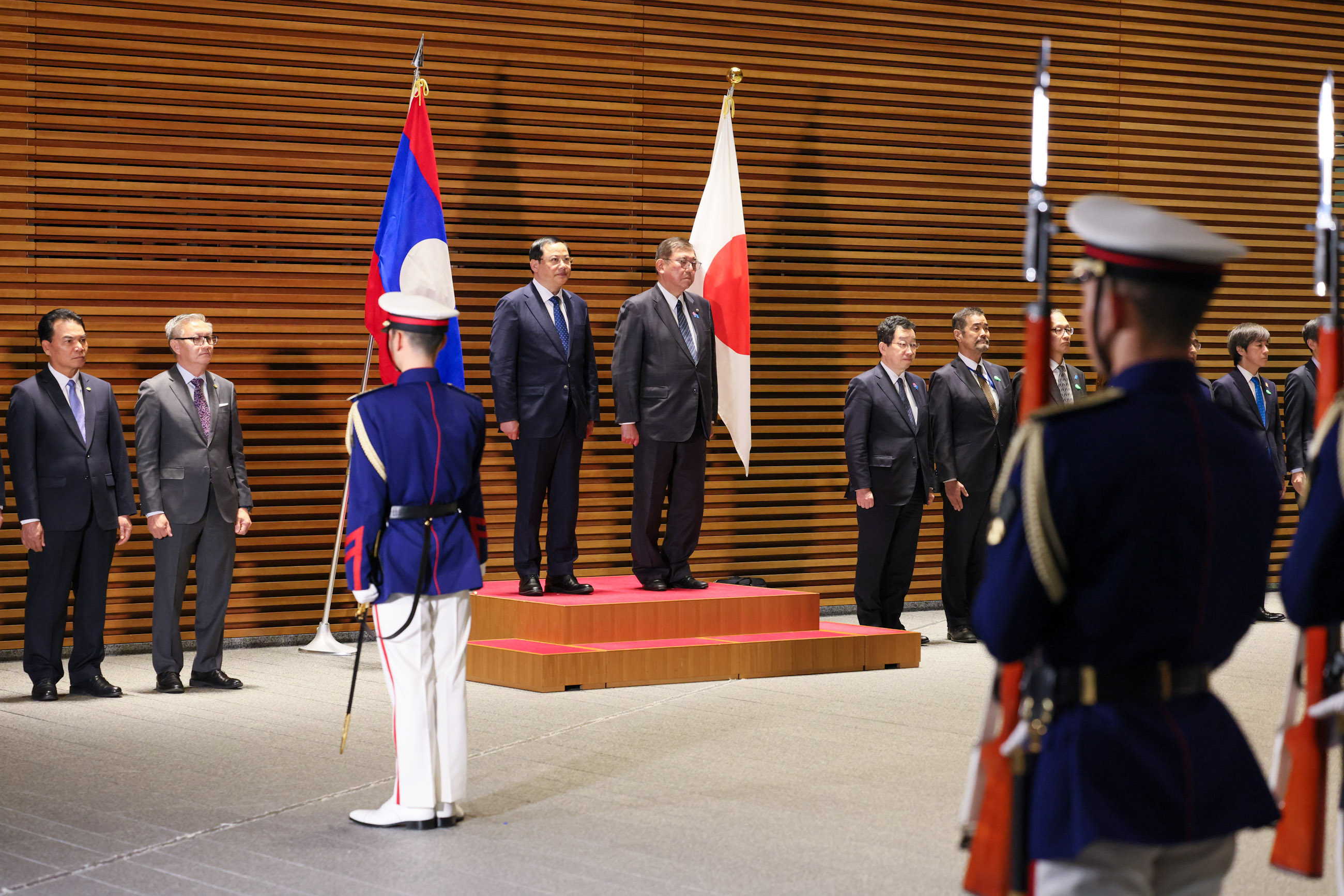 仪仗队的荣誉礼和迎宾仪式3