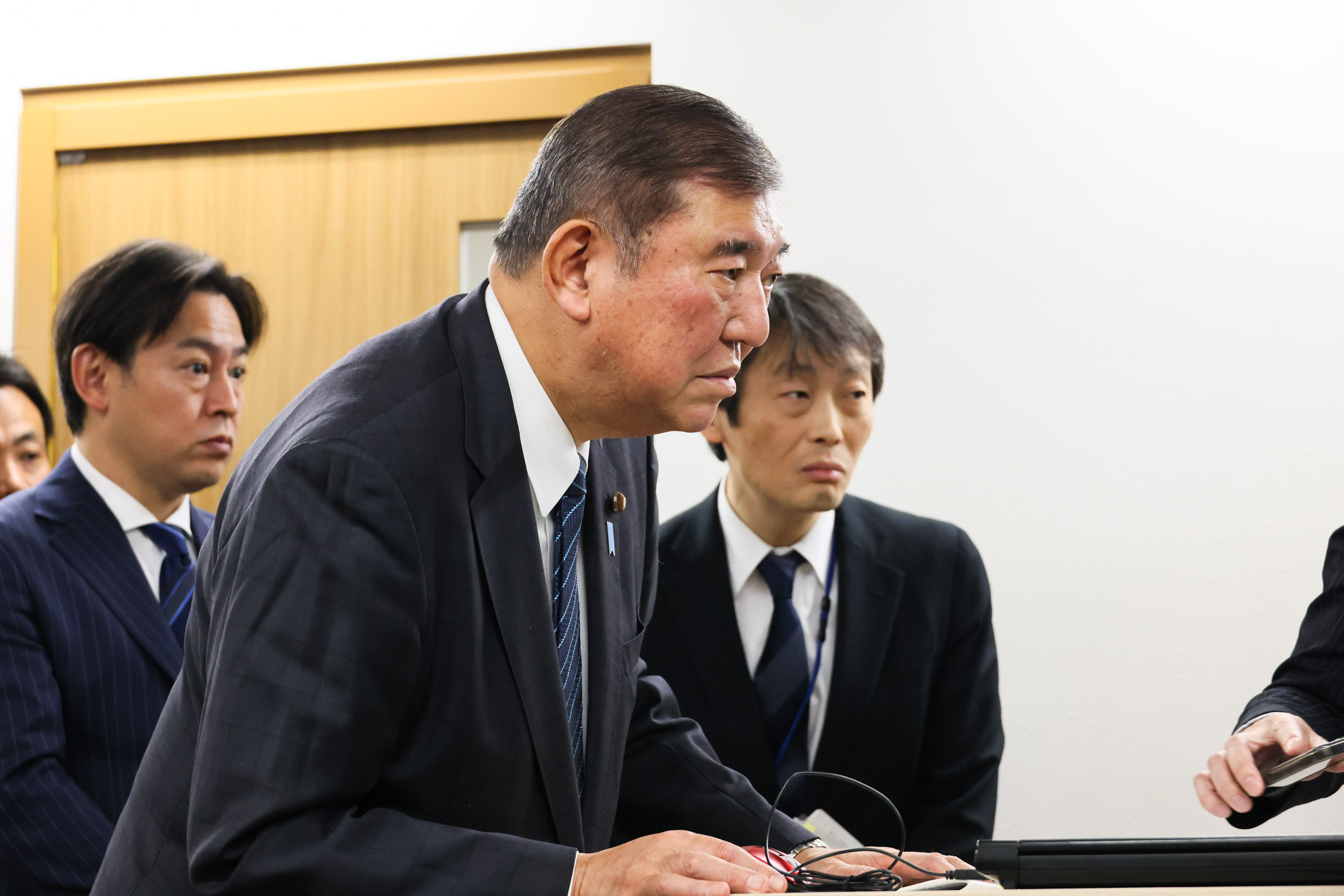 石破首相视察LIFELINK3