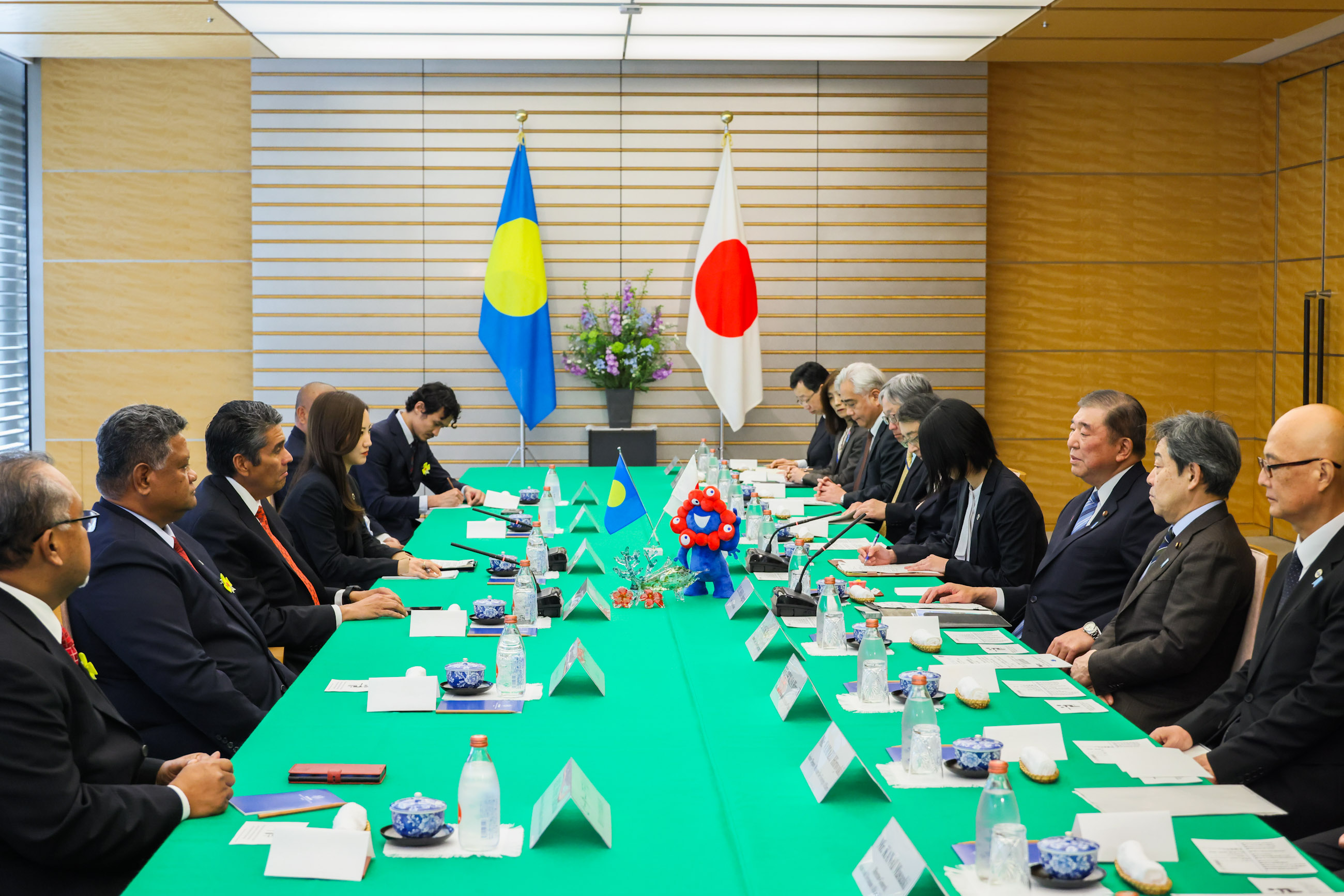 日本帕劳首脑会谈2