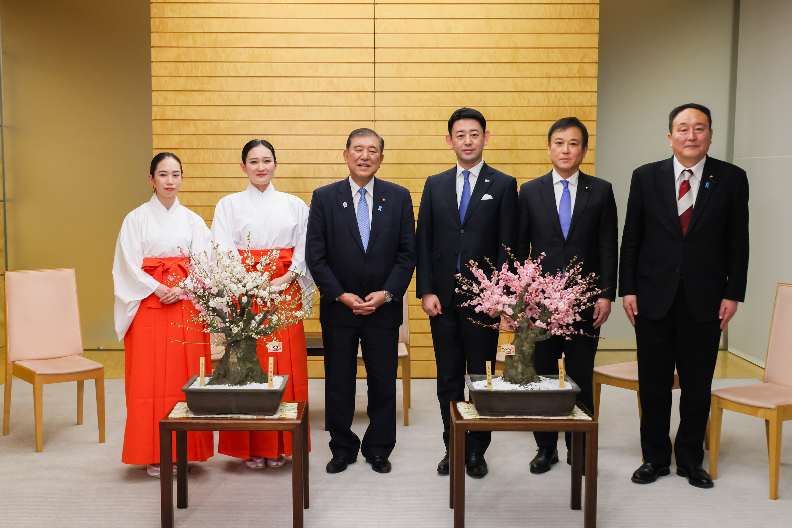 会见太宰府天满宫的“梅花使节”