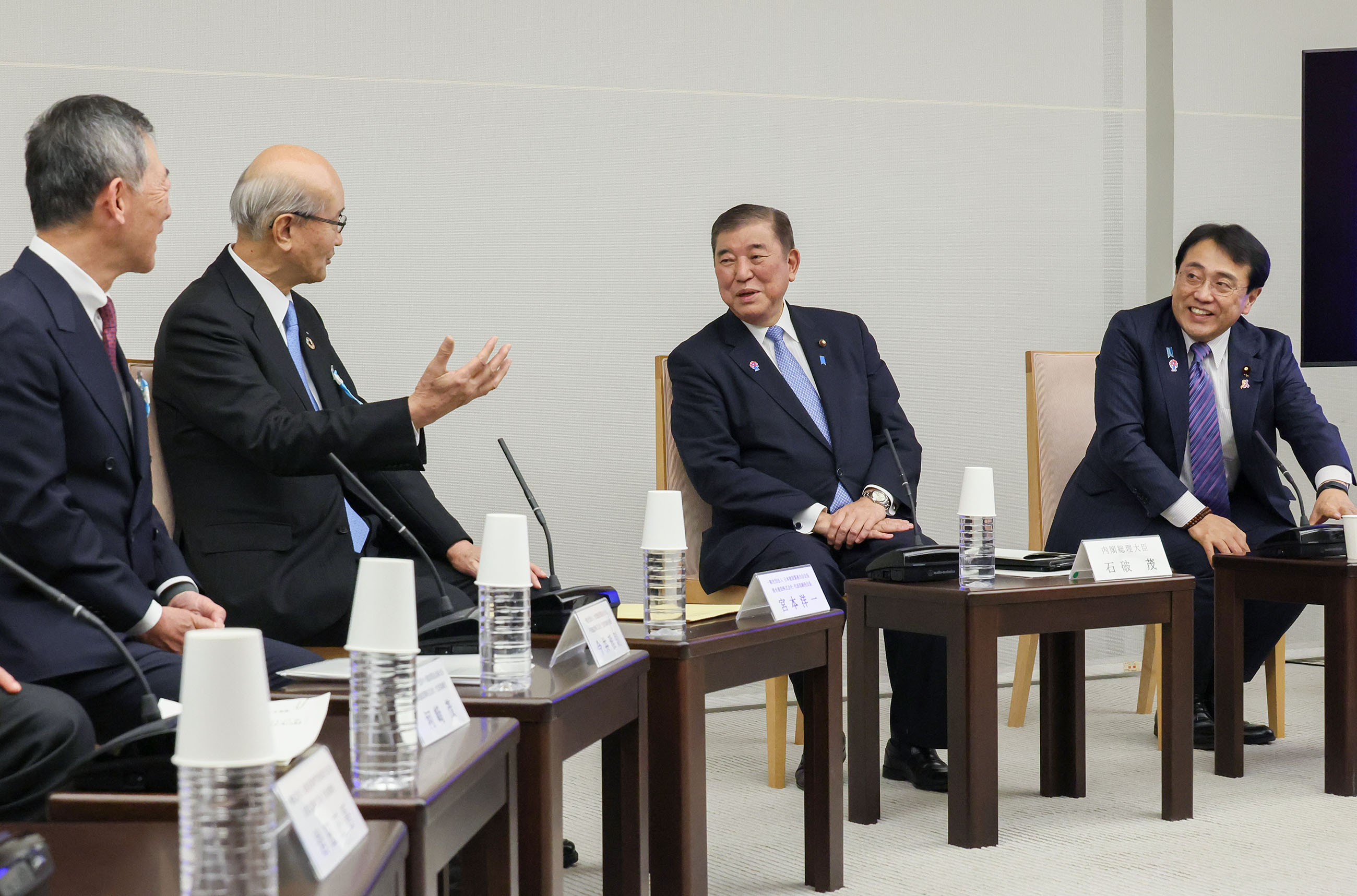 石破首相在座谈会发言2