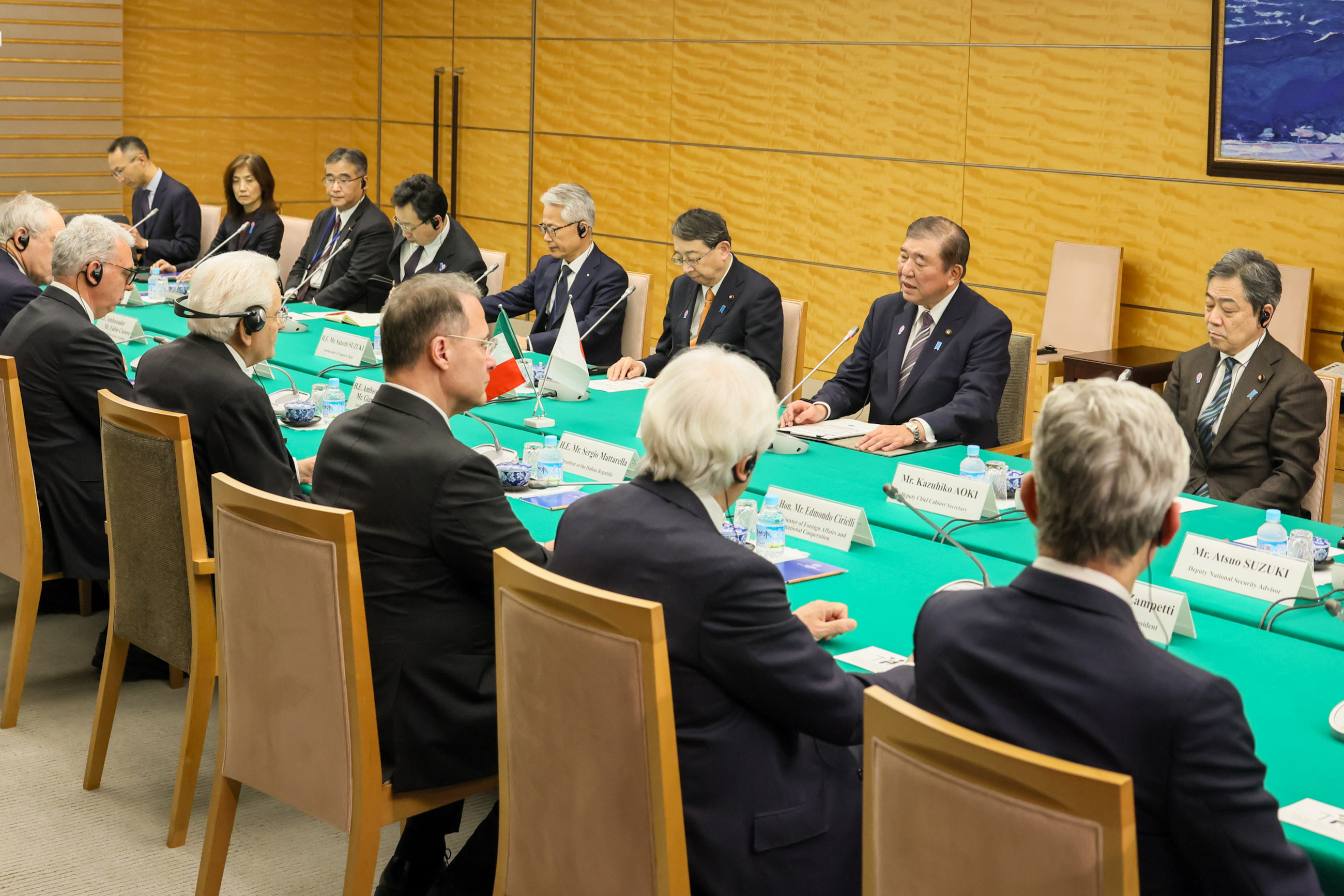 石破首相会谈马塔雷拉总统4