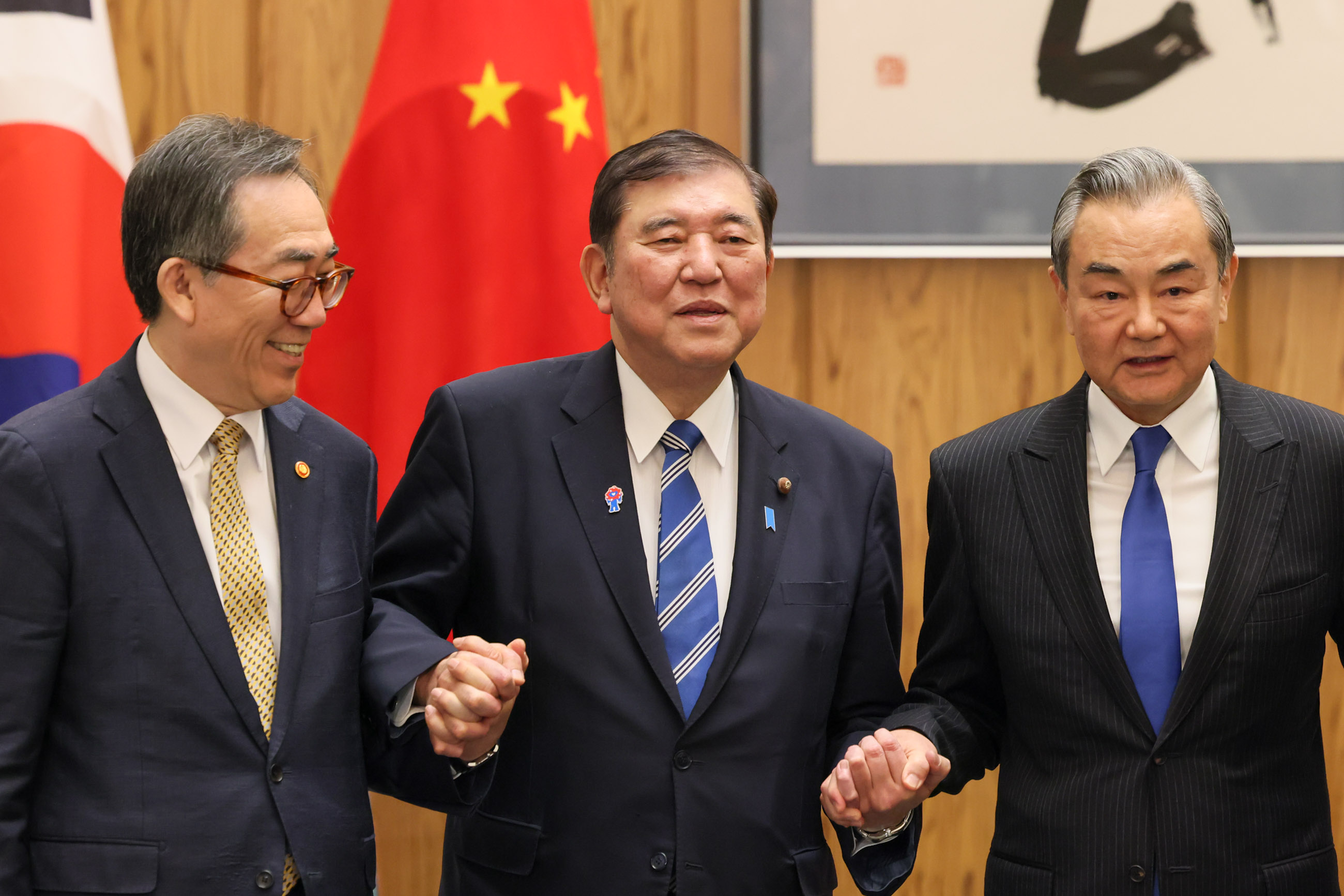 石破首相接受拜会2