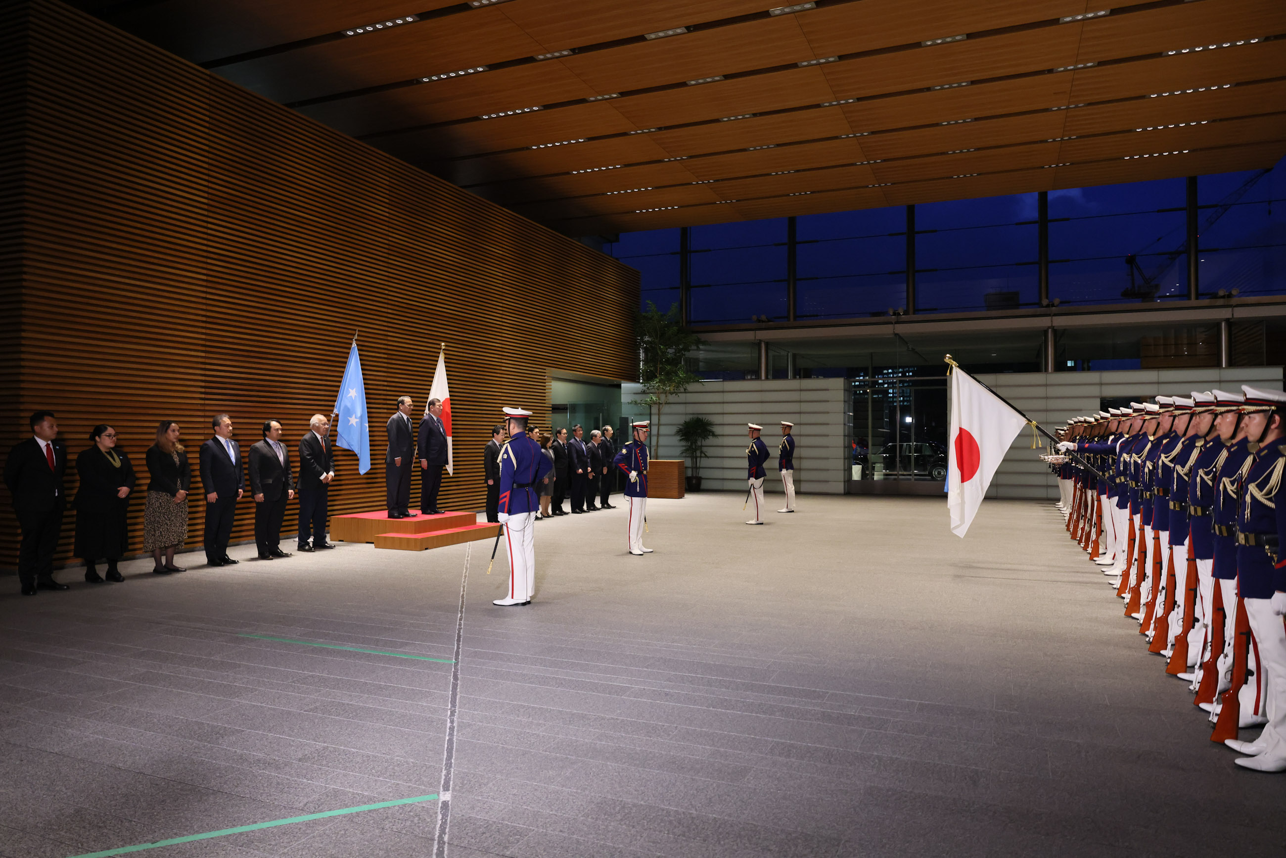 仪仗队的荣誉礼和迎宾仪式1