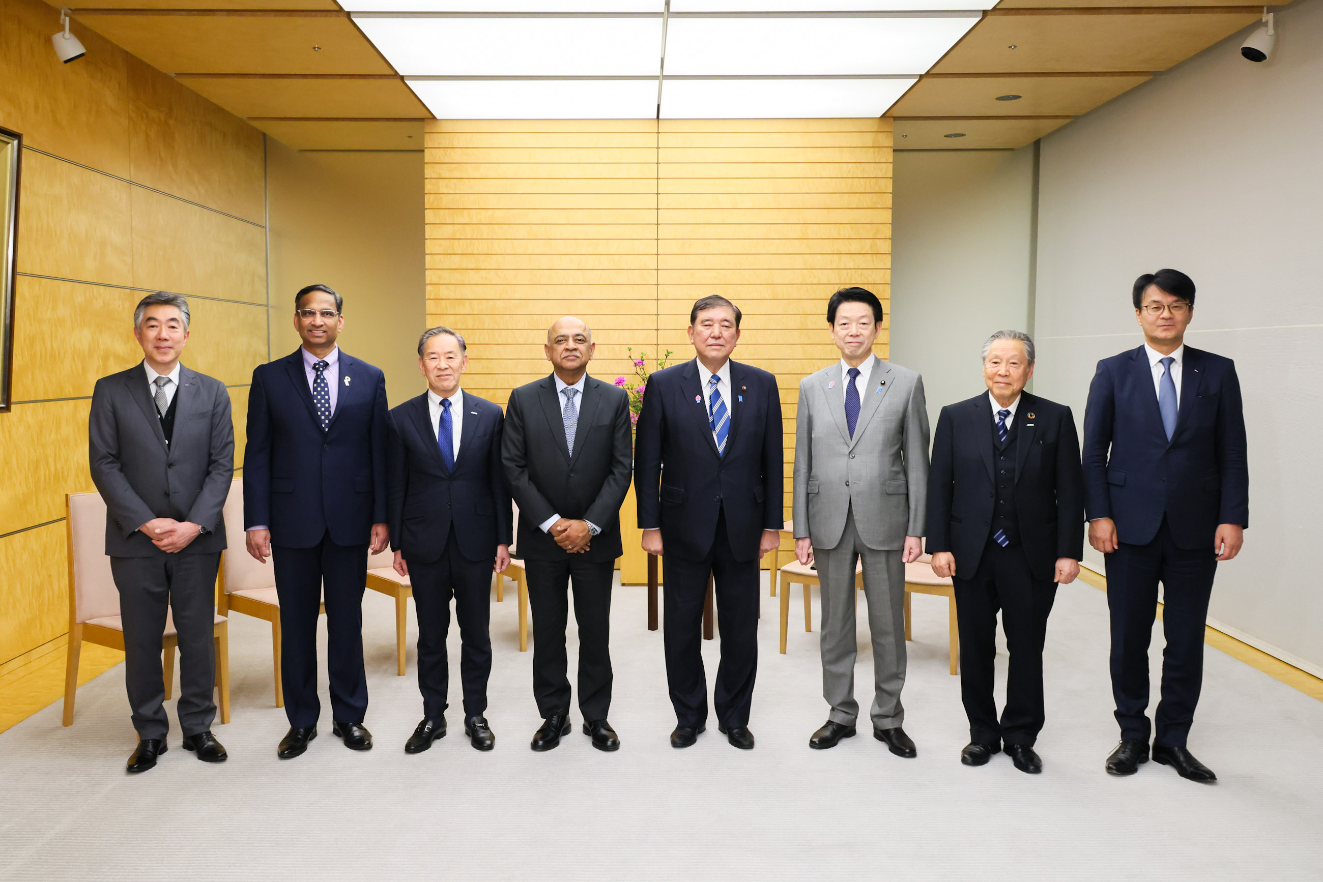 会见IBM公司CEO阿尔温德·克里希纳