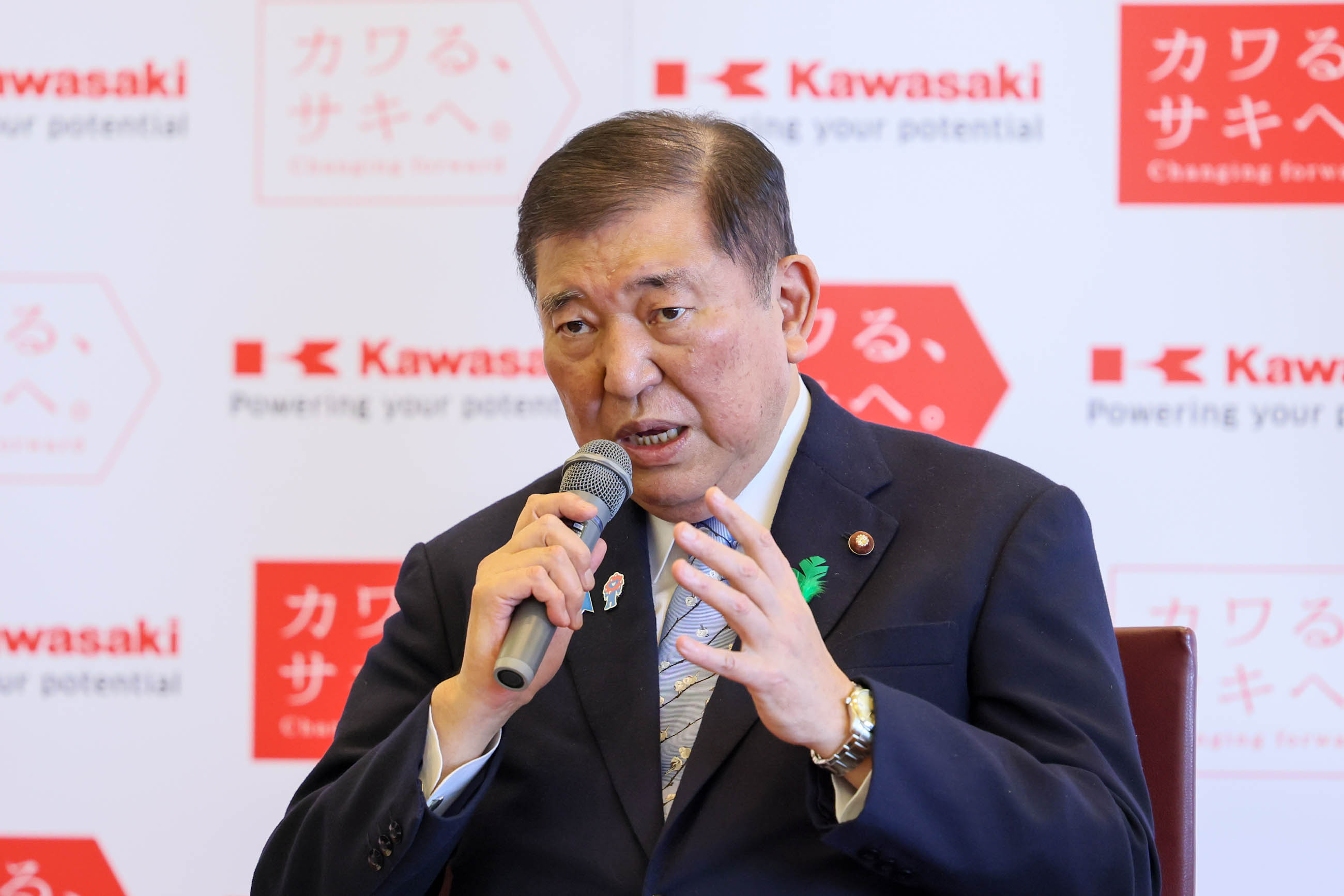 石破首相与受美国关税措施影响的企业家举办座谈会5