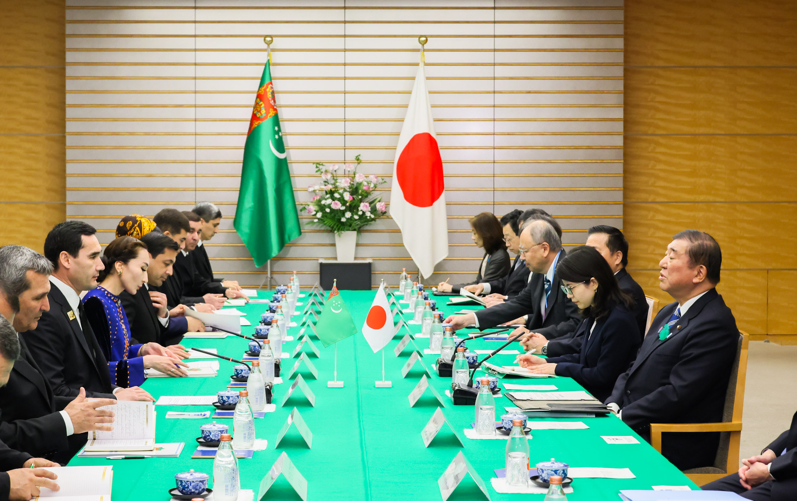 日本土库曼斯坦首脑会谈5