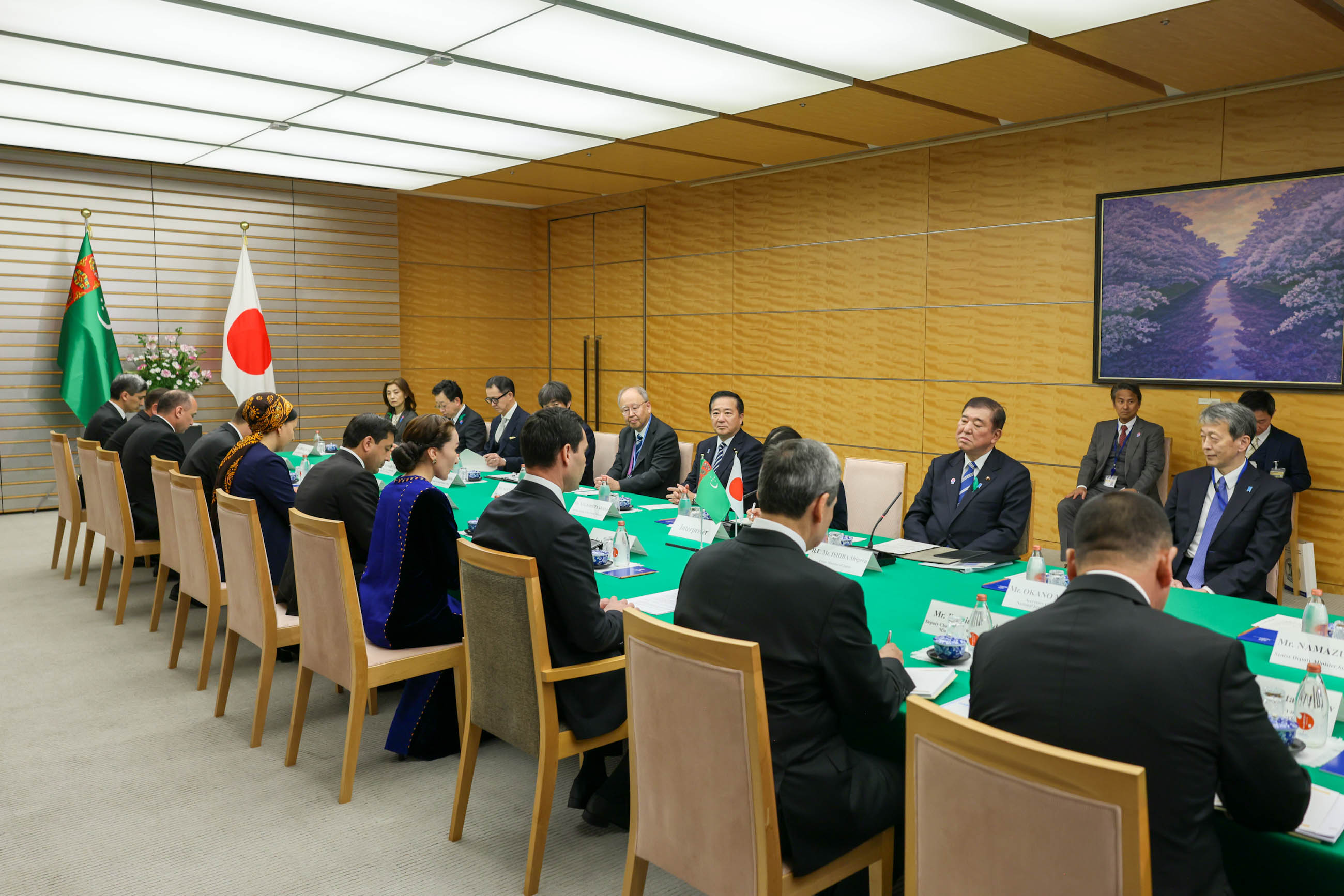 日本土库曼斯坦首脑会谈6