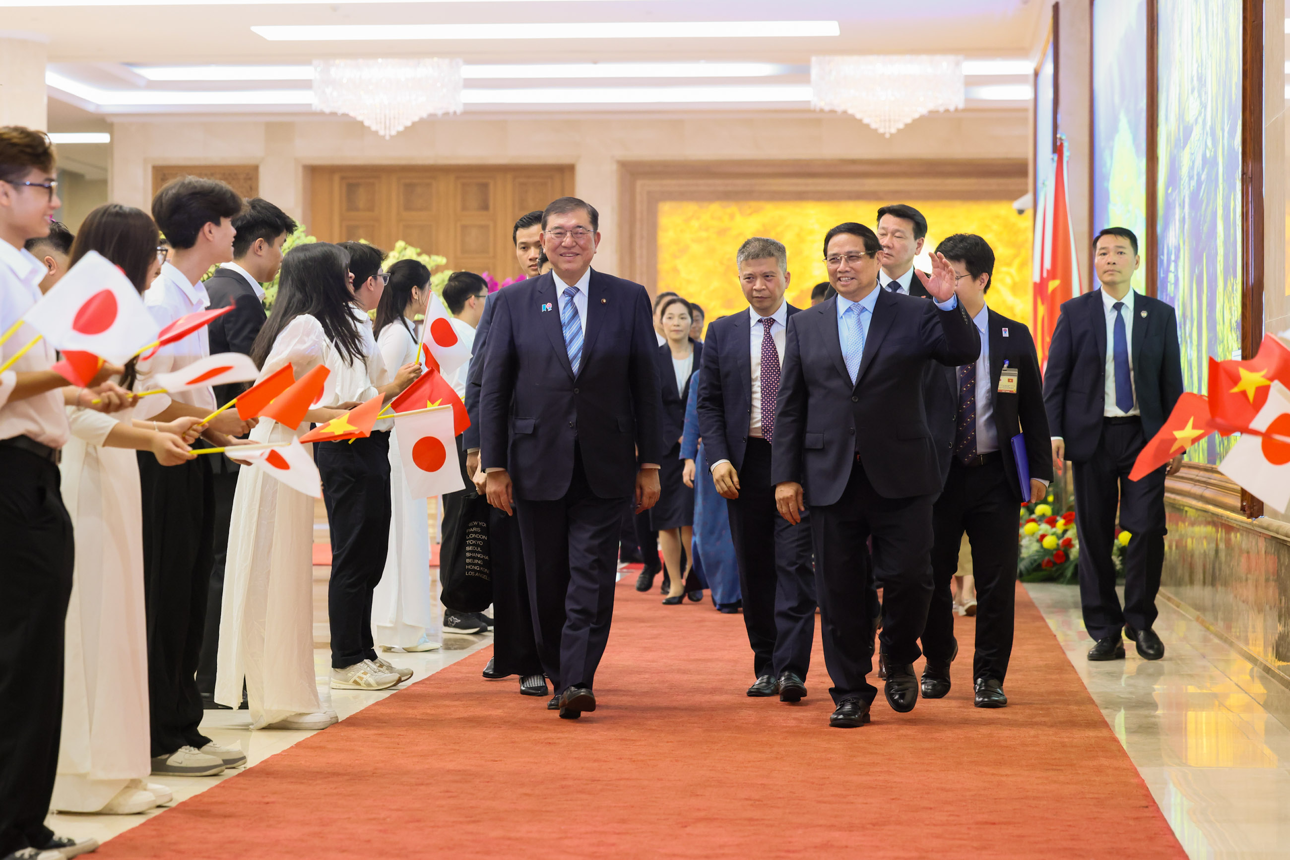 与范明政总理夫妇进行晚宴1