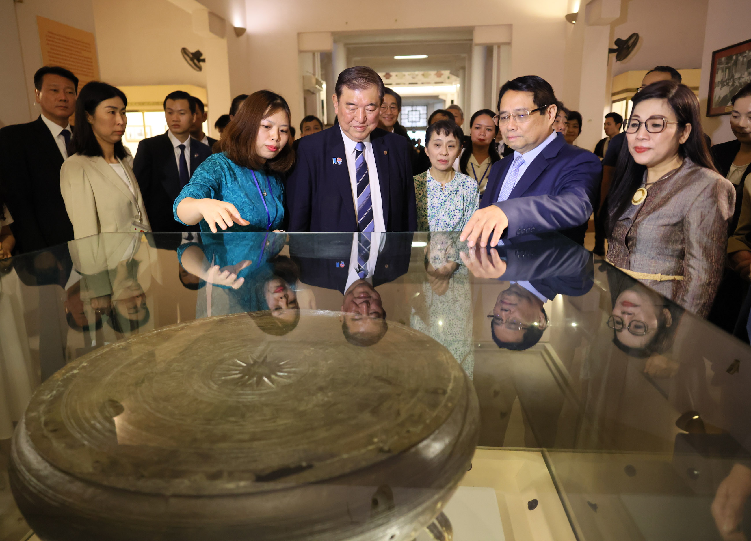 参观越南国家历史博物馆2