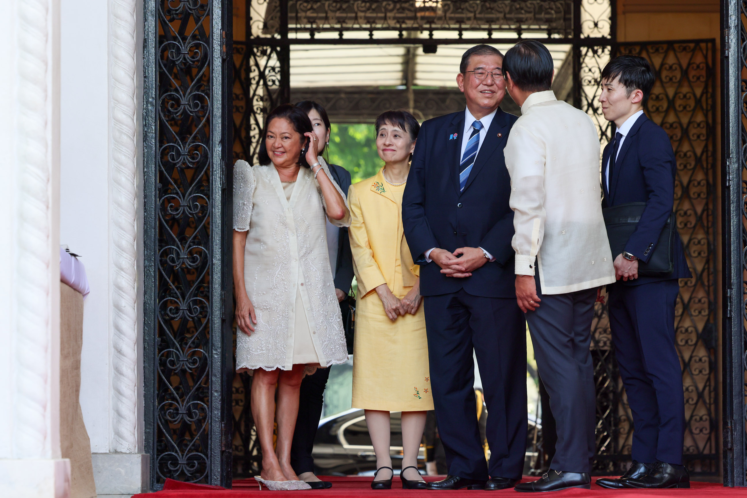 马拉卡南宫的欢迎仪式1