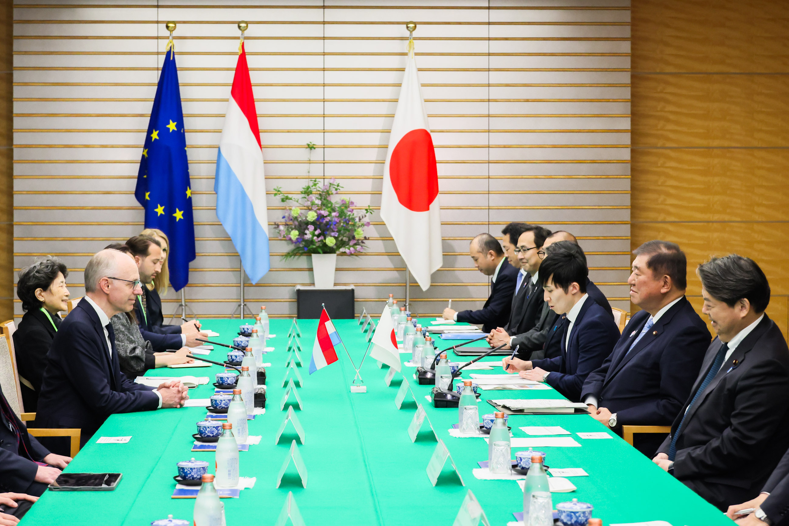 日本卢森堡首脑会谈3