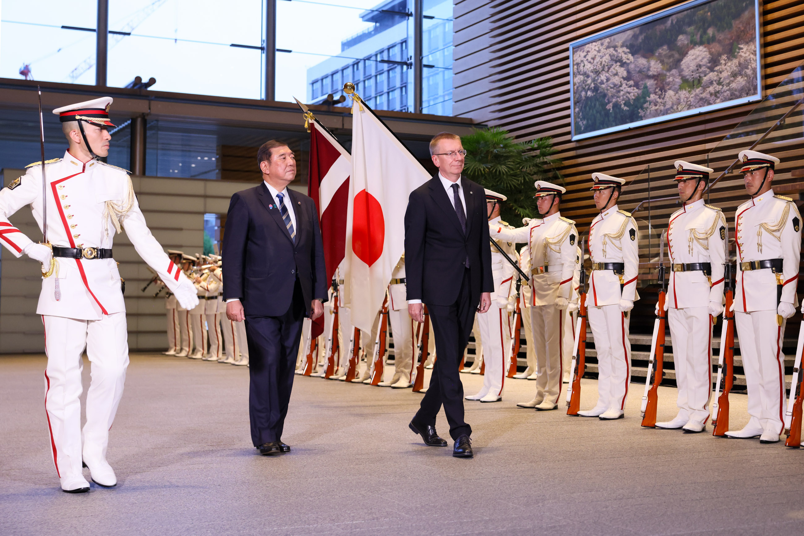 仪仗队的荣誉礼和迎宾仪式3