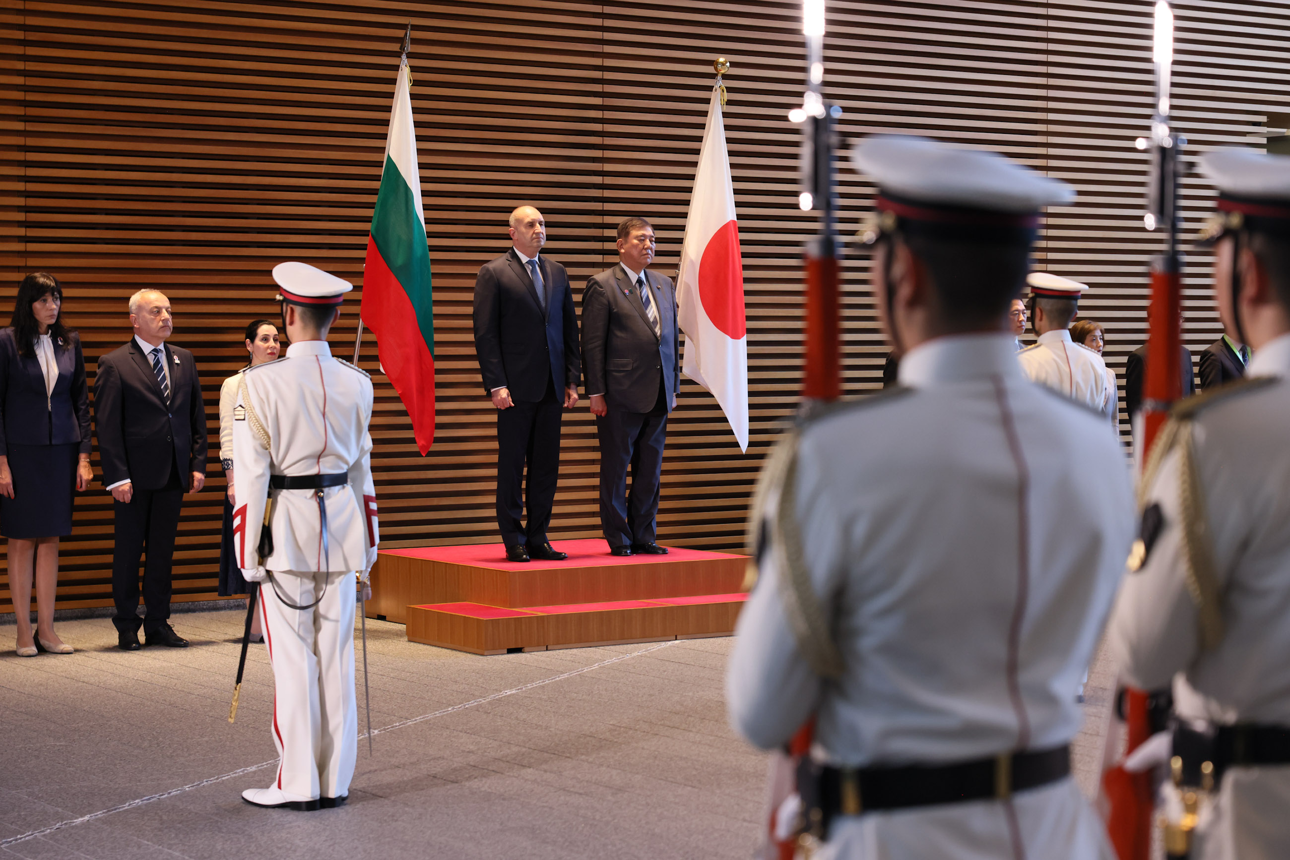 仪仗队的荣誉礼和迎宾仪式1