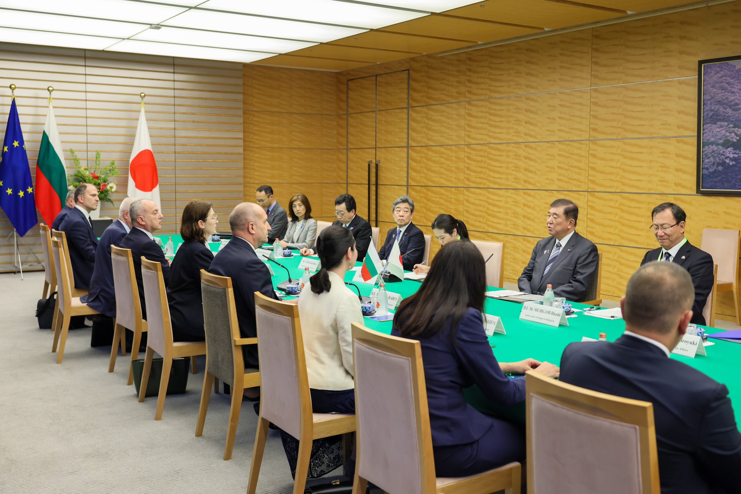 日本保加利亚首脑会谈4
