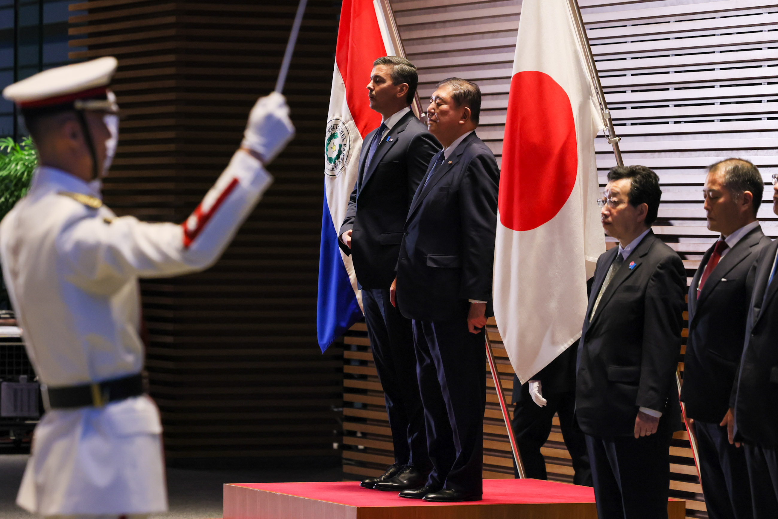 仪仗队的荣誉礼和迎宾仪式1