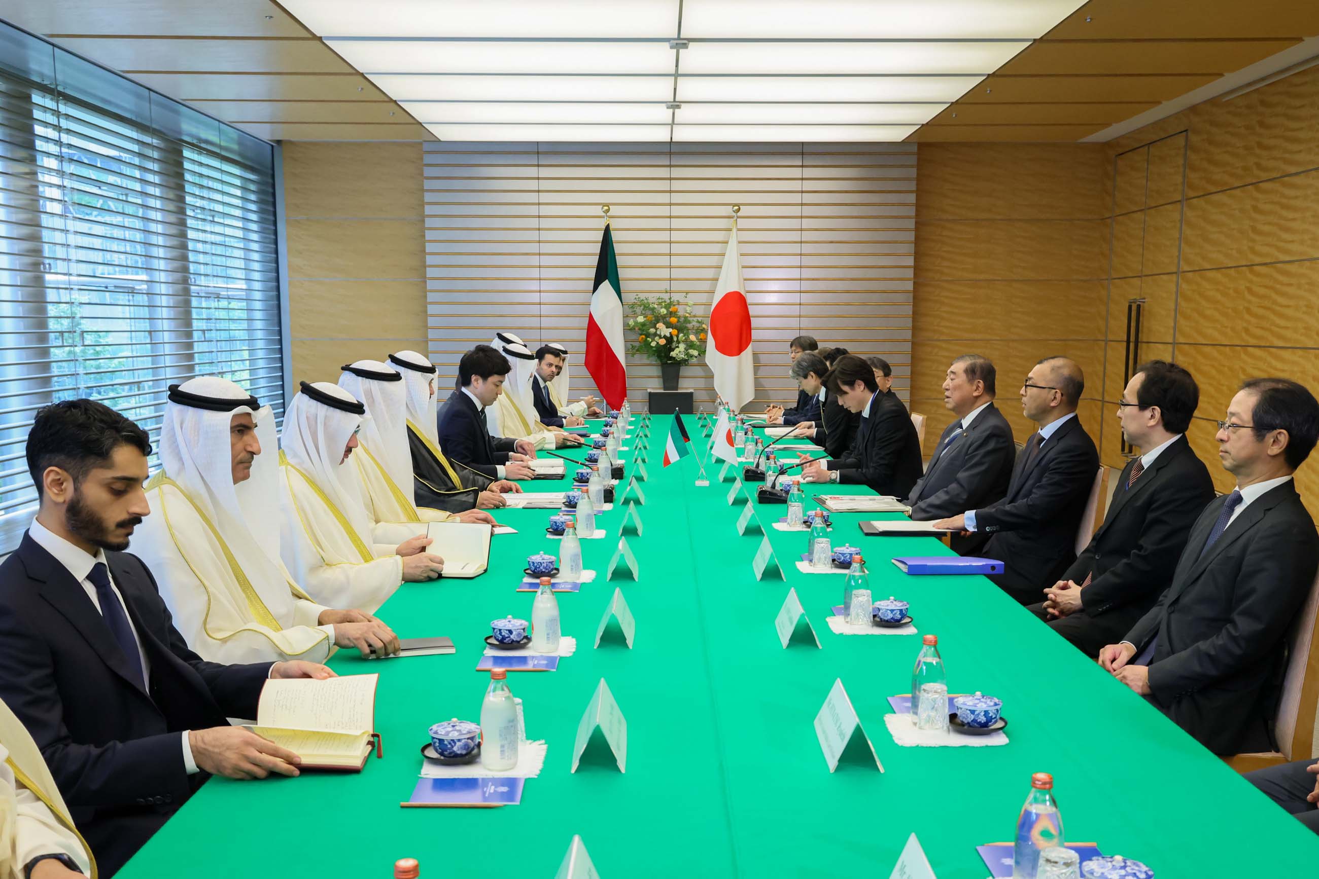 石破首相与萨巴赫·哈立德王储举行会谈5