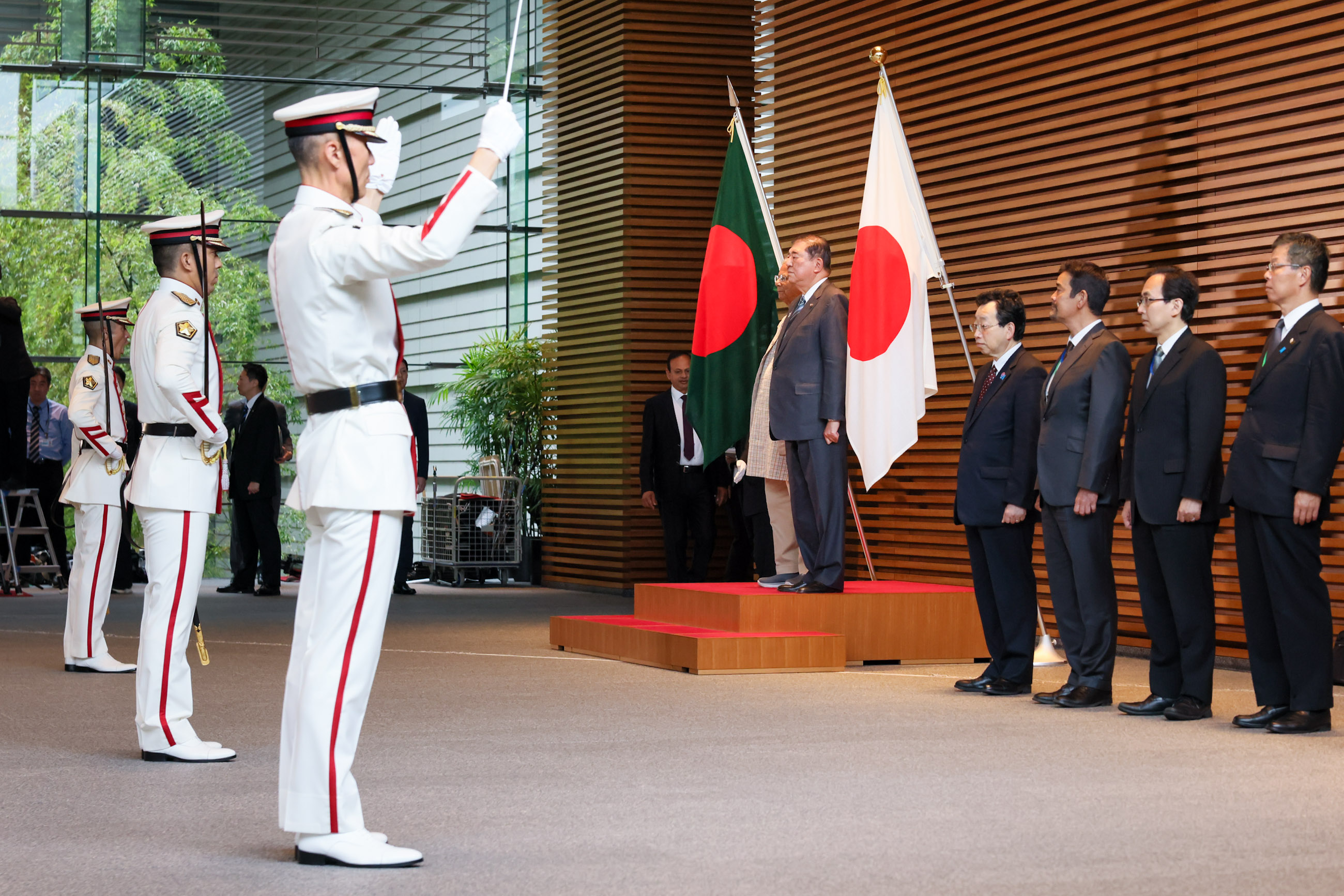 仪仗队的荣誉礼和迎宾仪式1