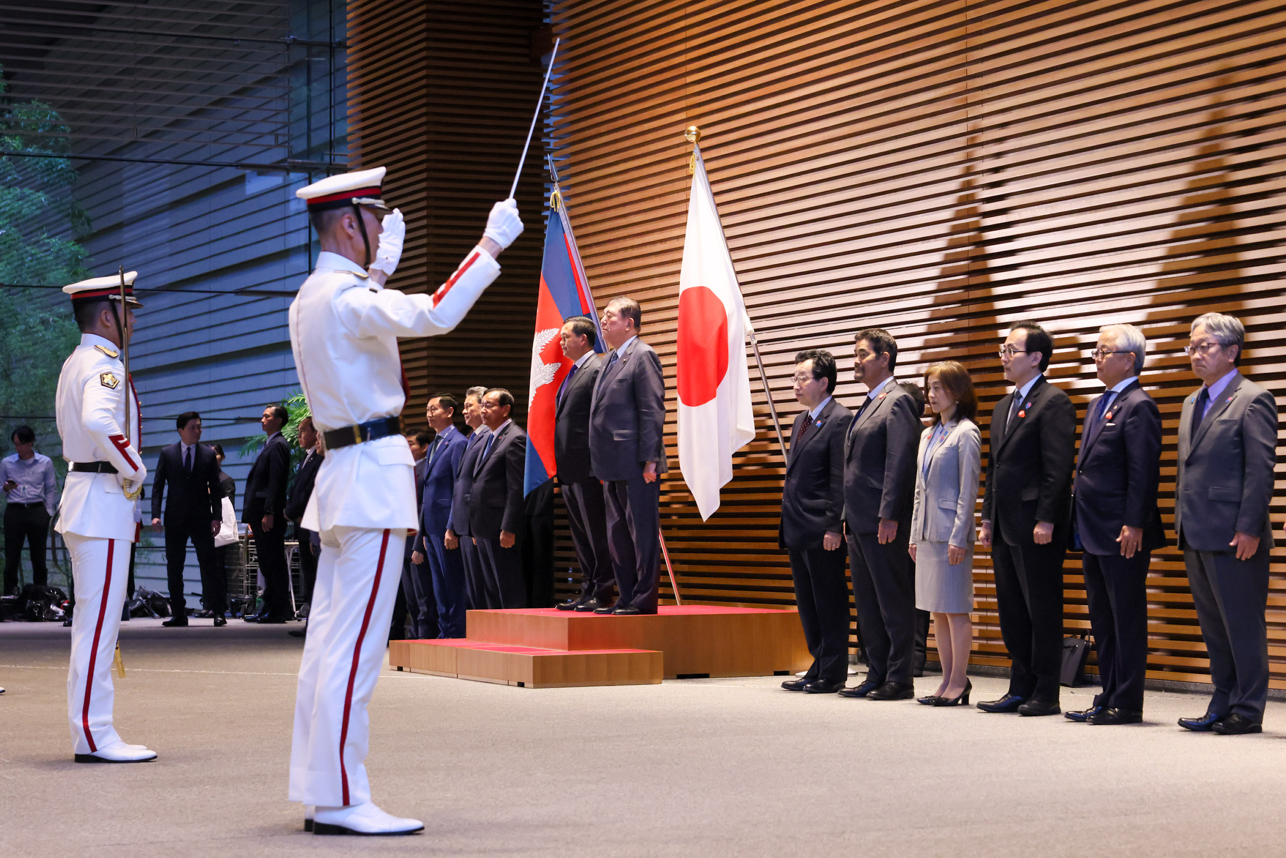 仪仗队的荣誉礼和迎宾仪式1