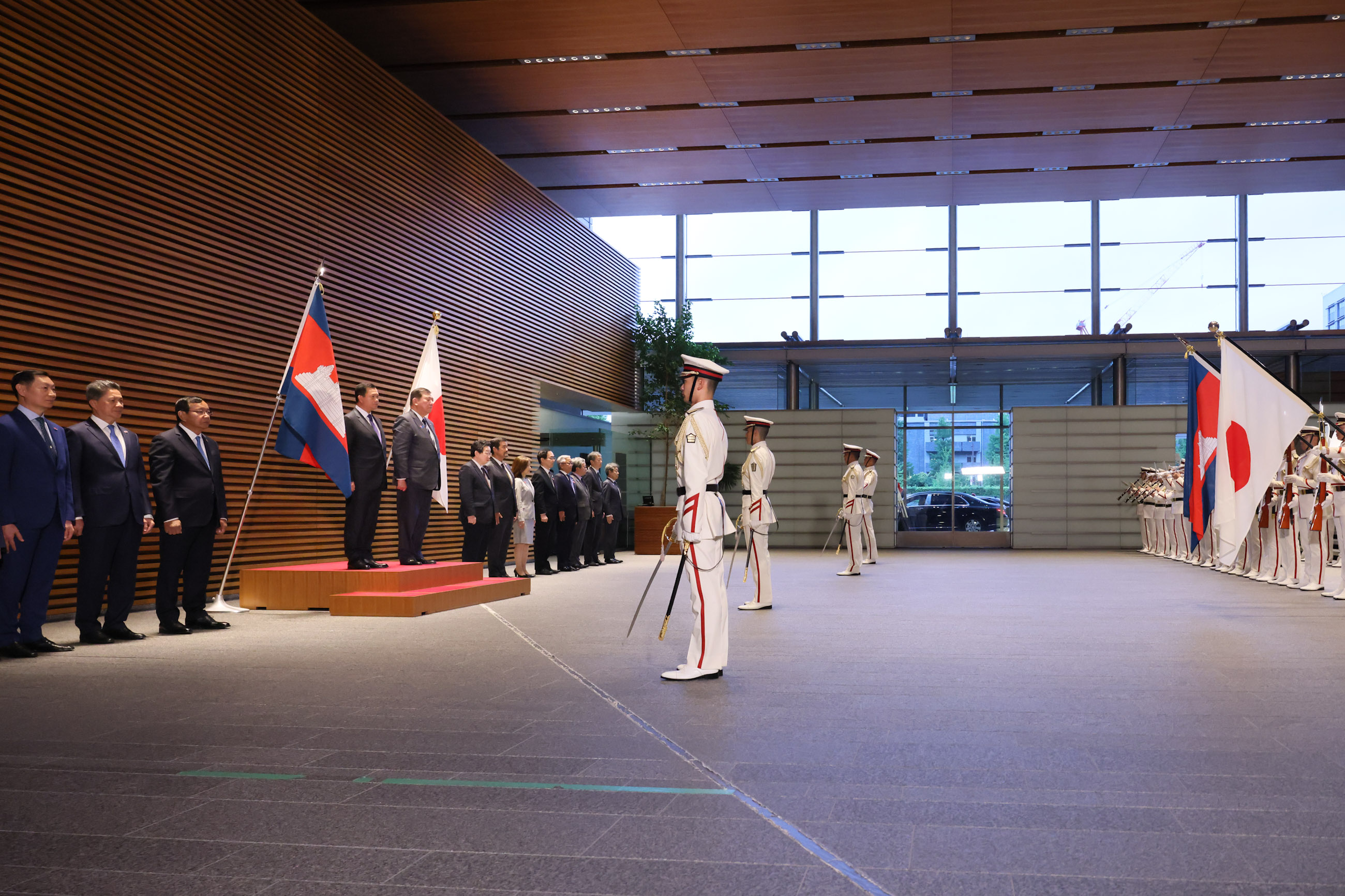 仪仗队的荣誉礼和迎宾仪式5