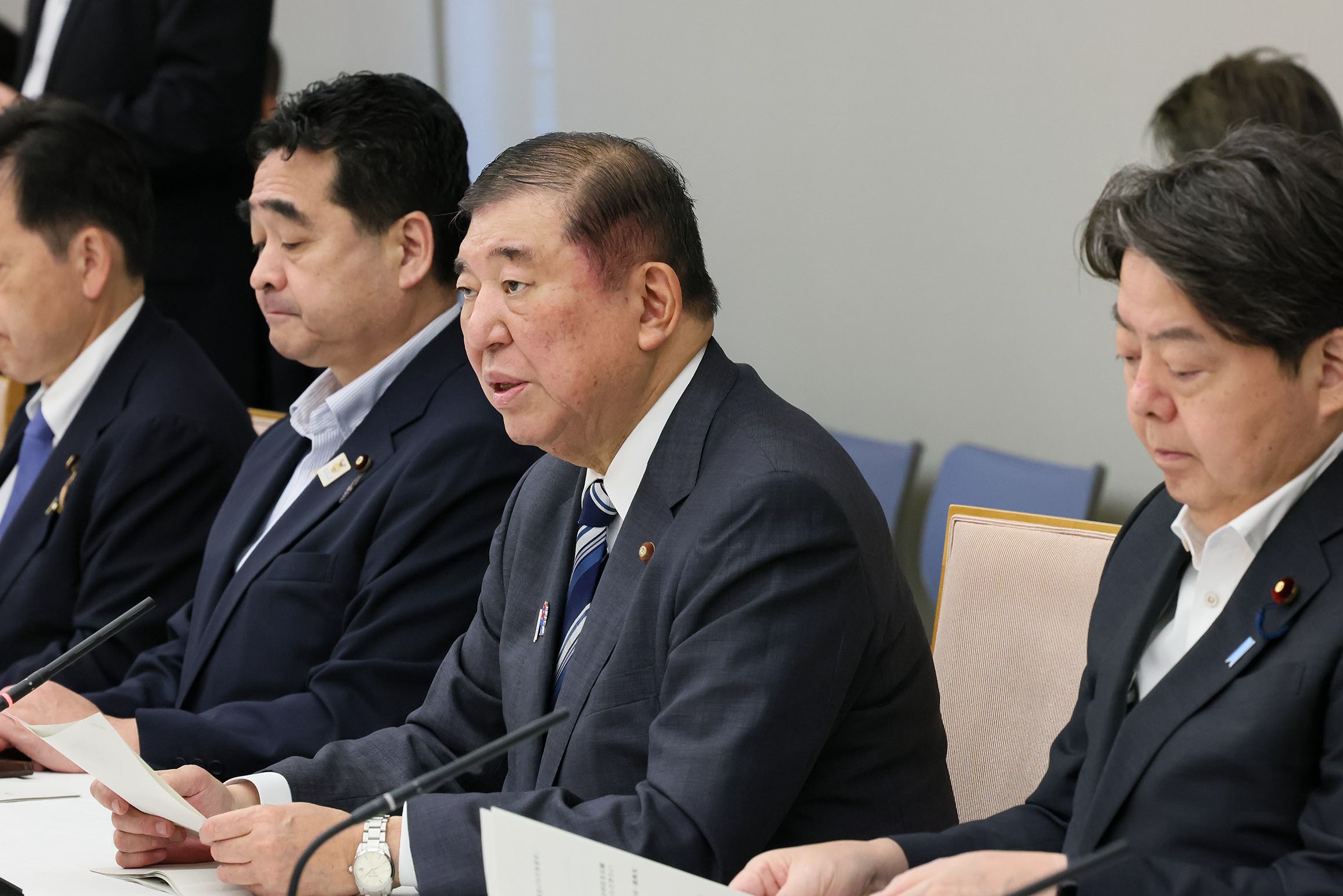 召开防灾立国推进阁僚会议及第13次能登半岛地震恢复重建支援总部会议