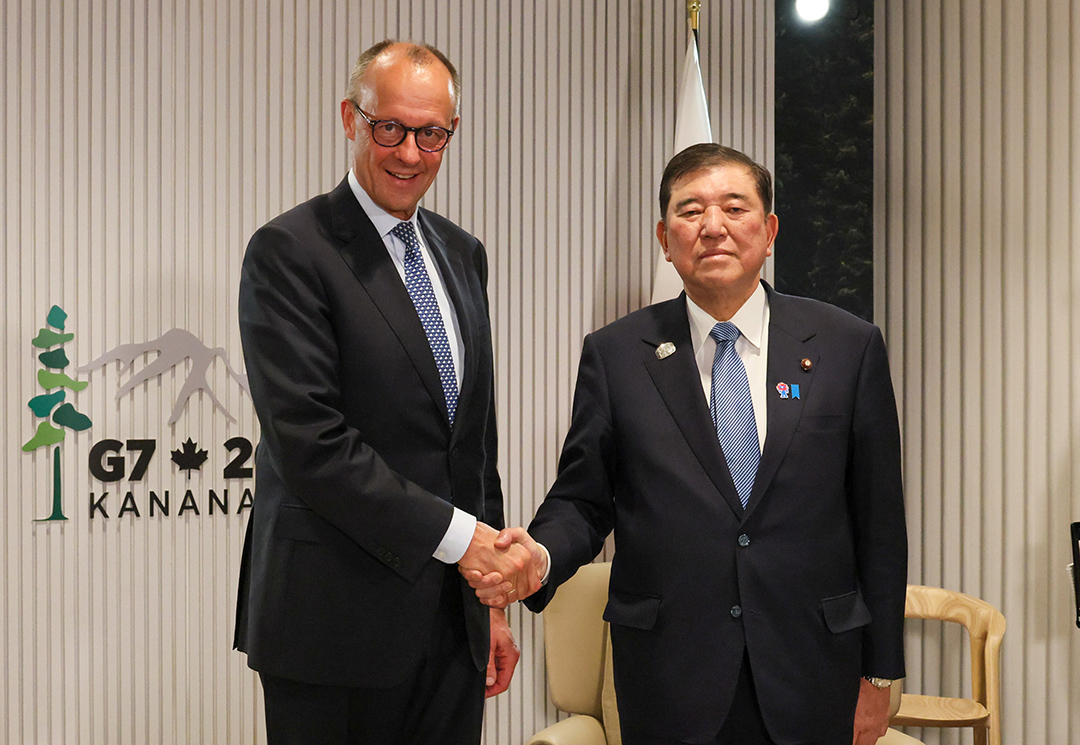 日本德国首脑会谈1