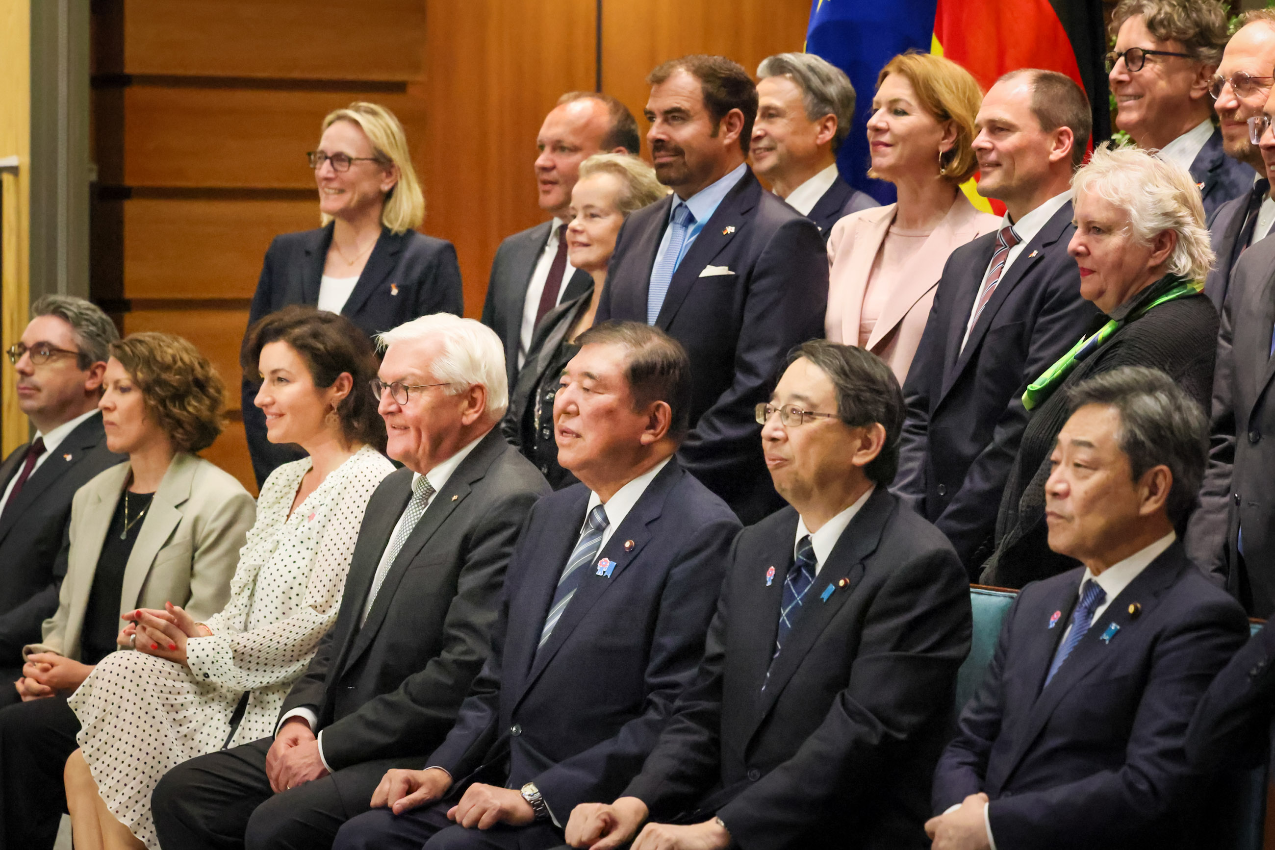 石破首相接受拜会2