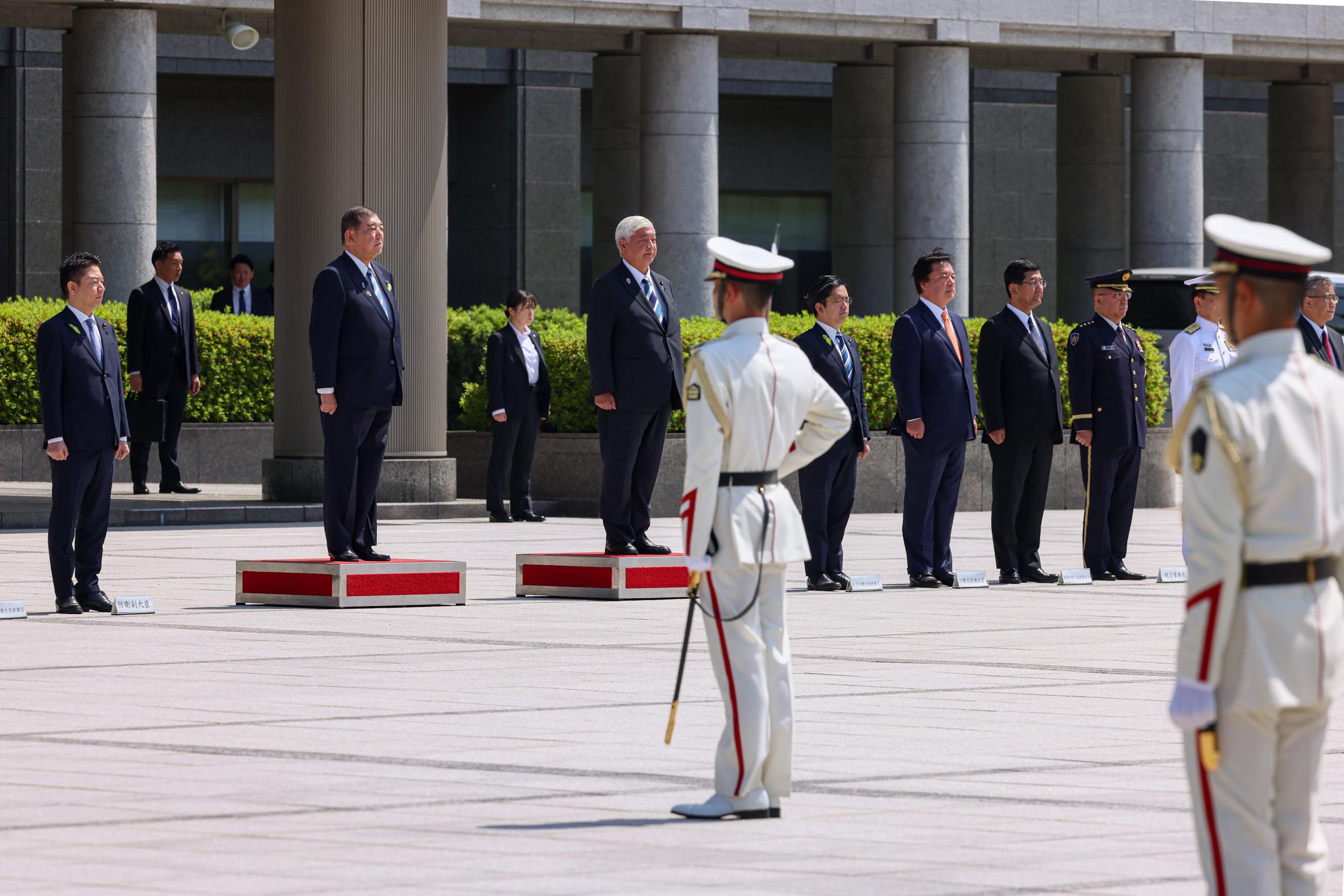 仪仗队的荣誉礼和迎宾仪式2