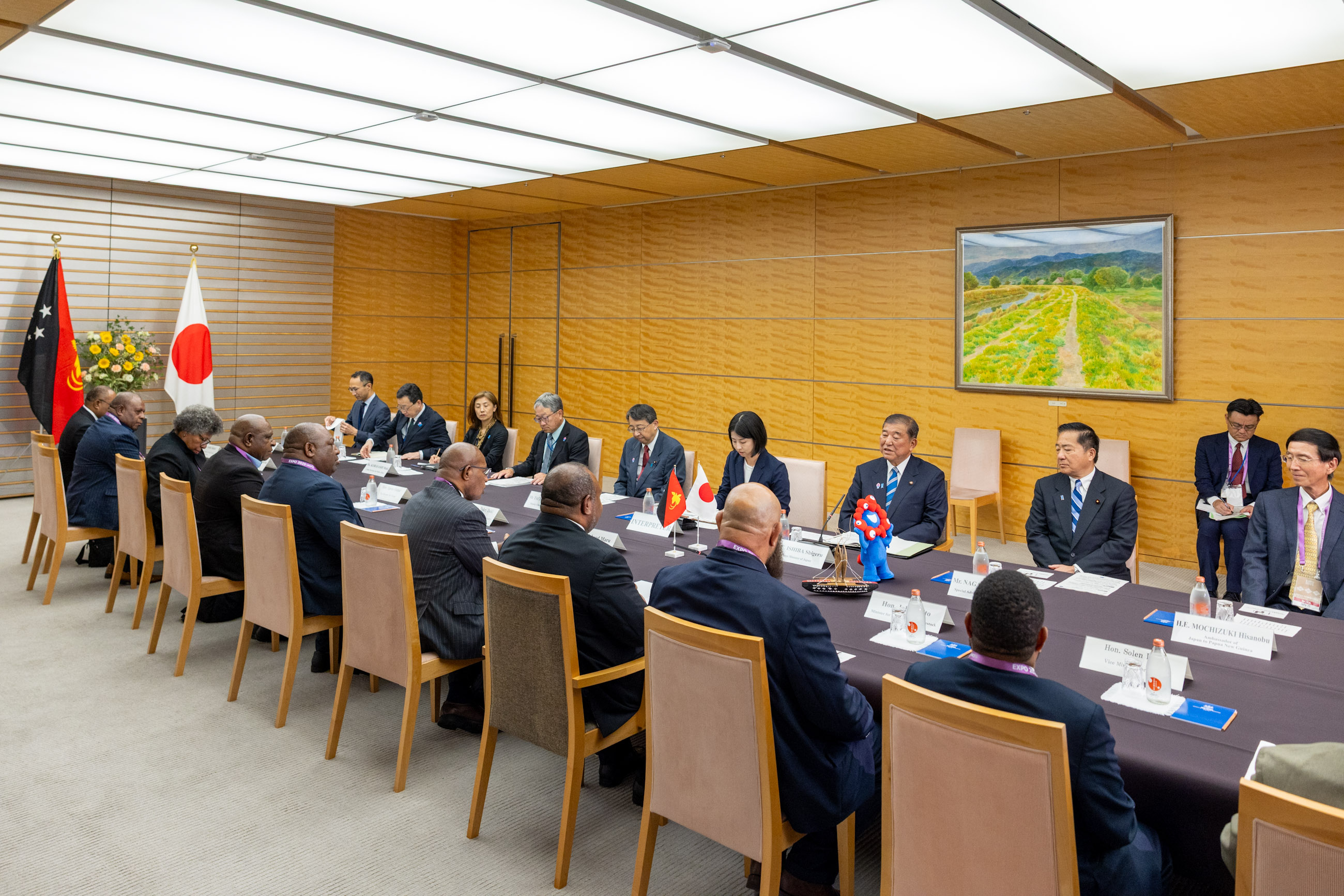 日本巴布亚新几内首脑会谈5