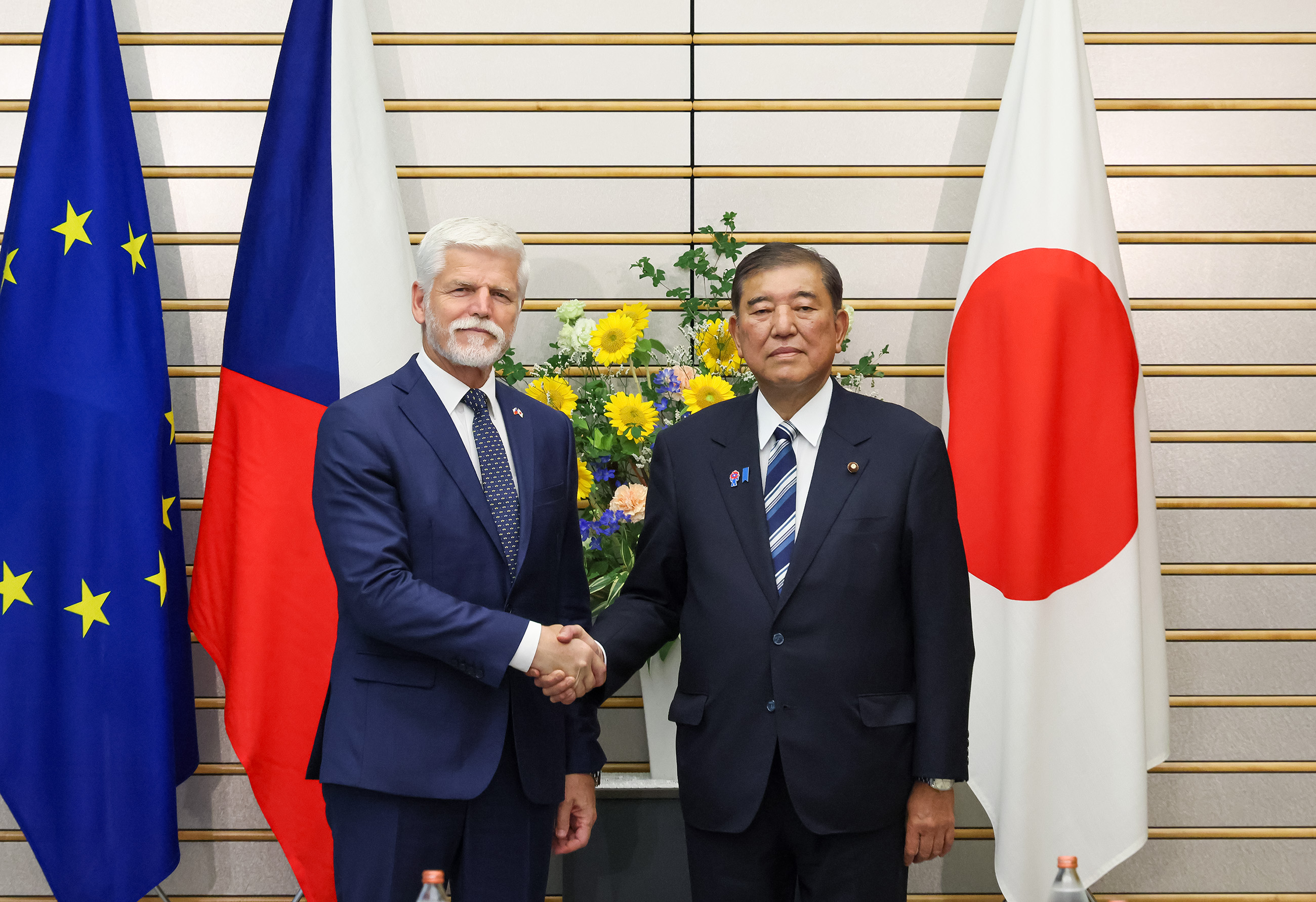 日本捷克首脑会谈2