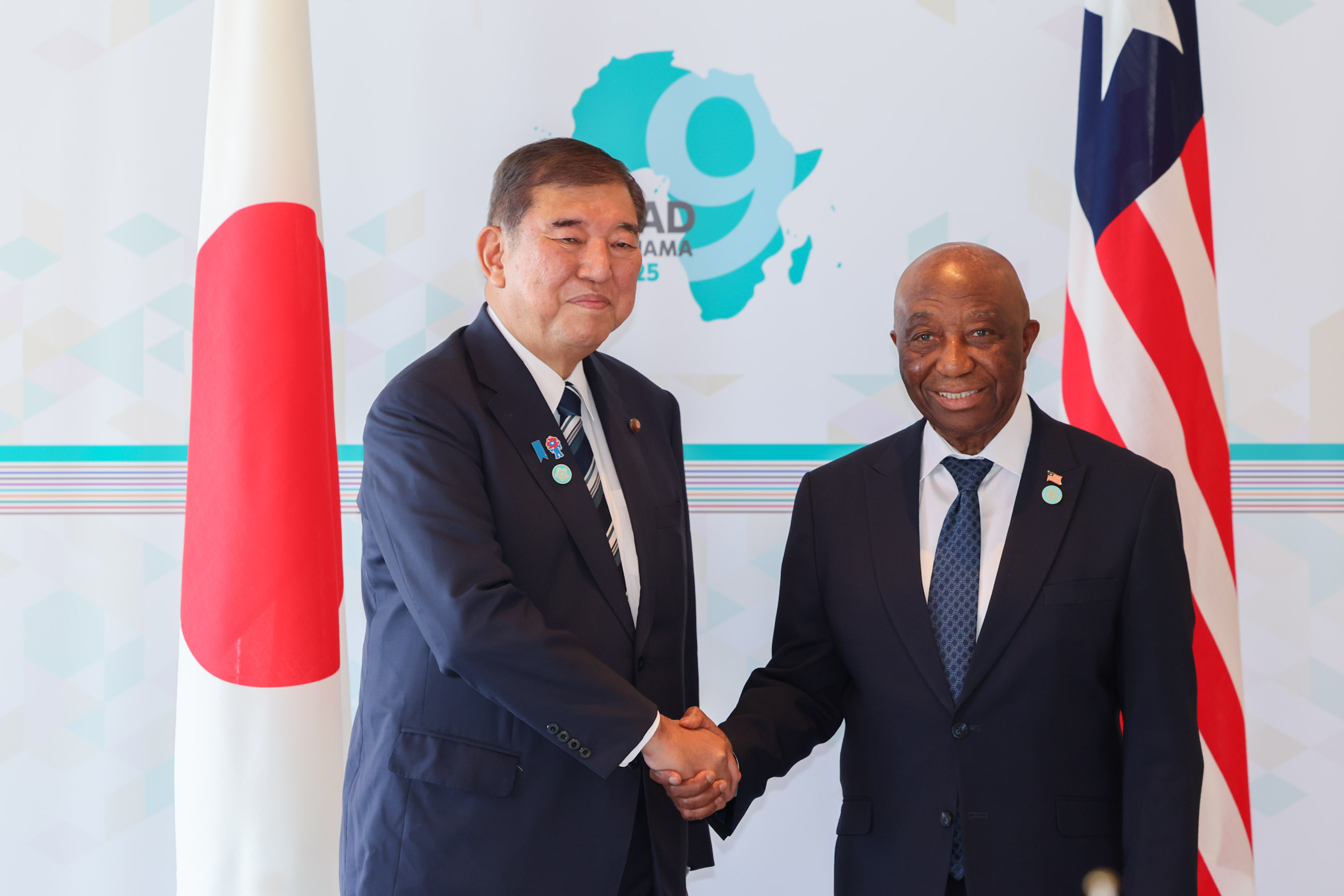 日本利比里亚首脑会谈1