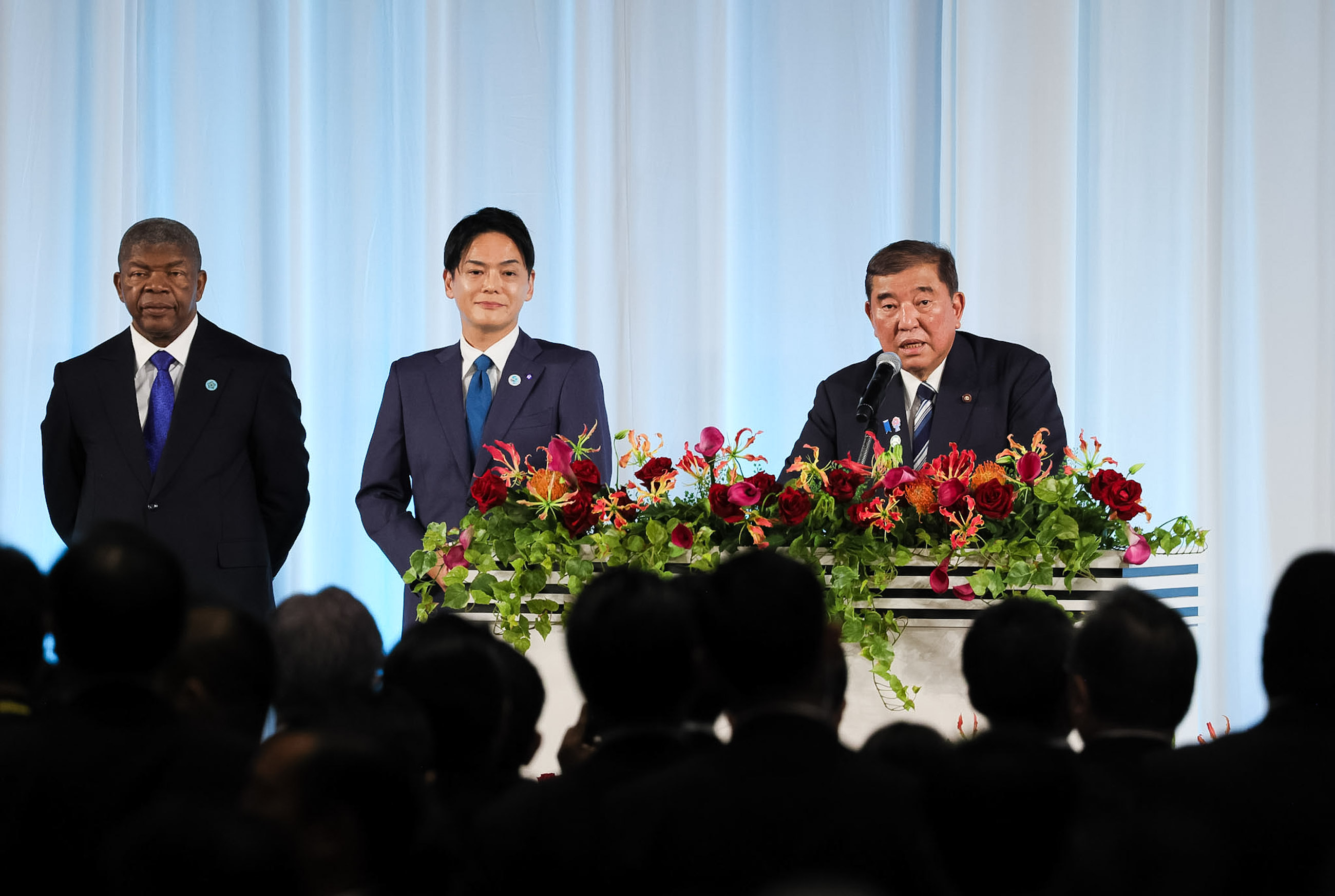 首相和横滨市长共同主持的欢迎招待会2