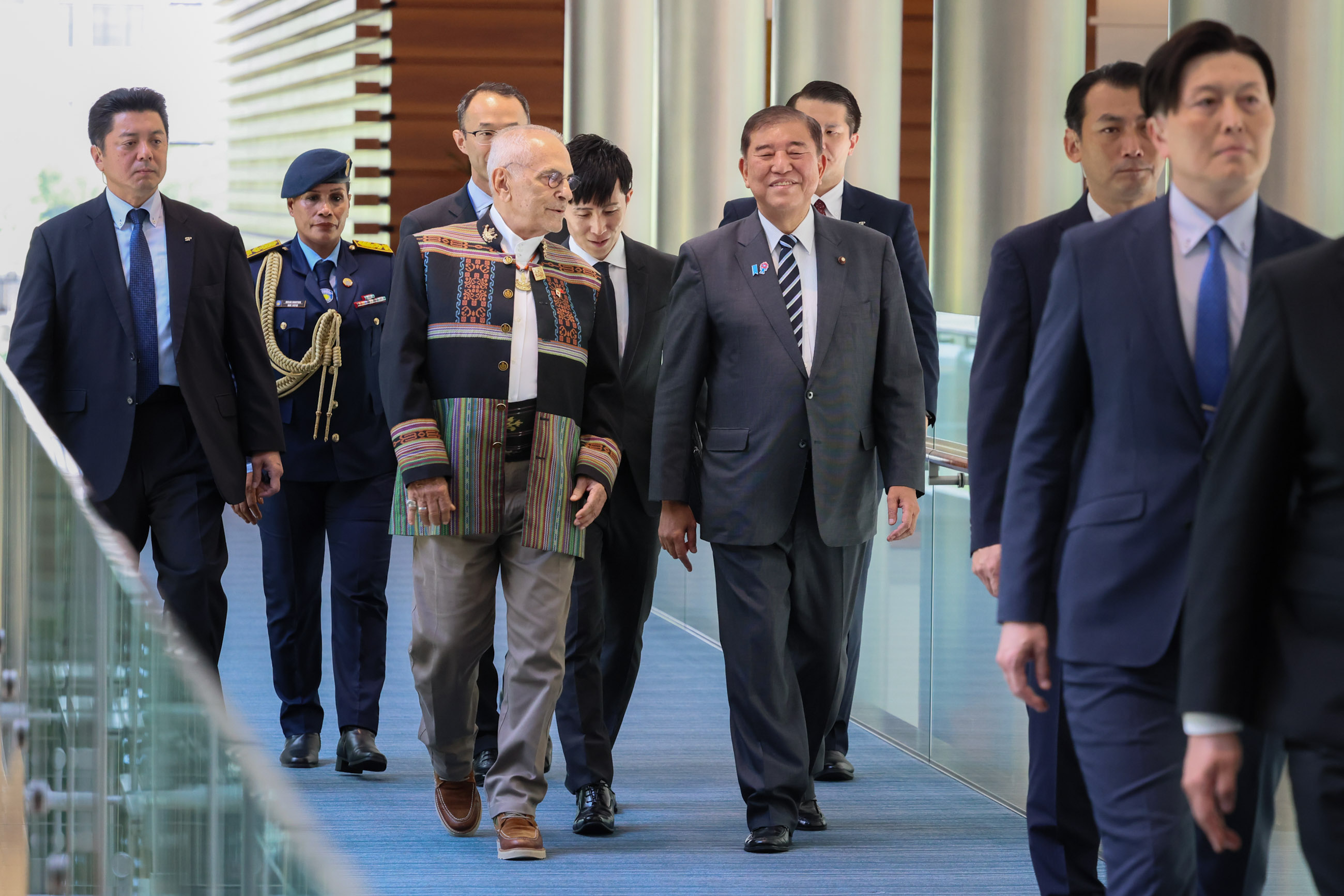 石破首相出席首脑会谈