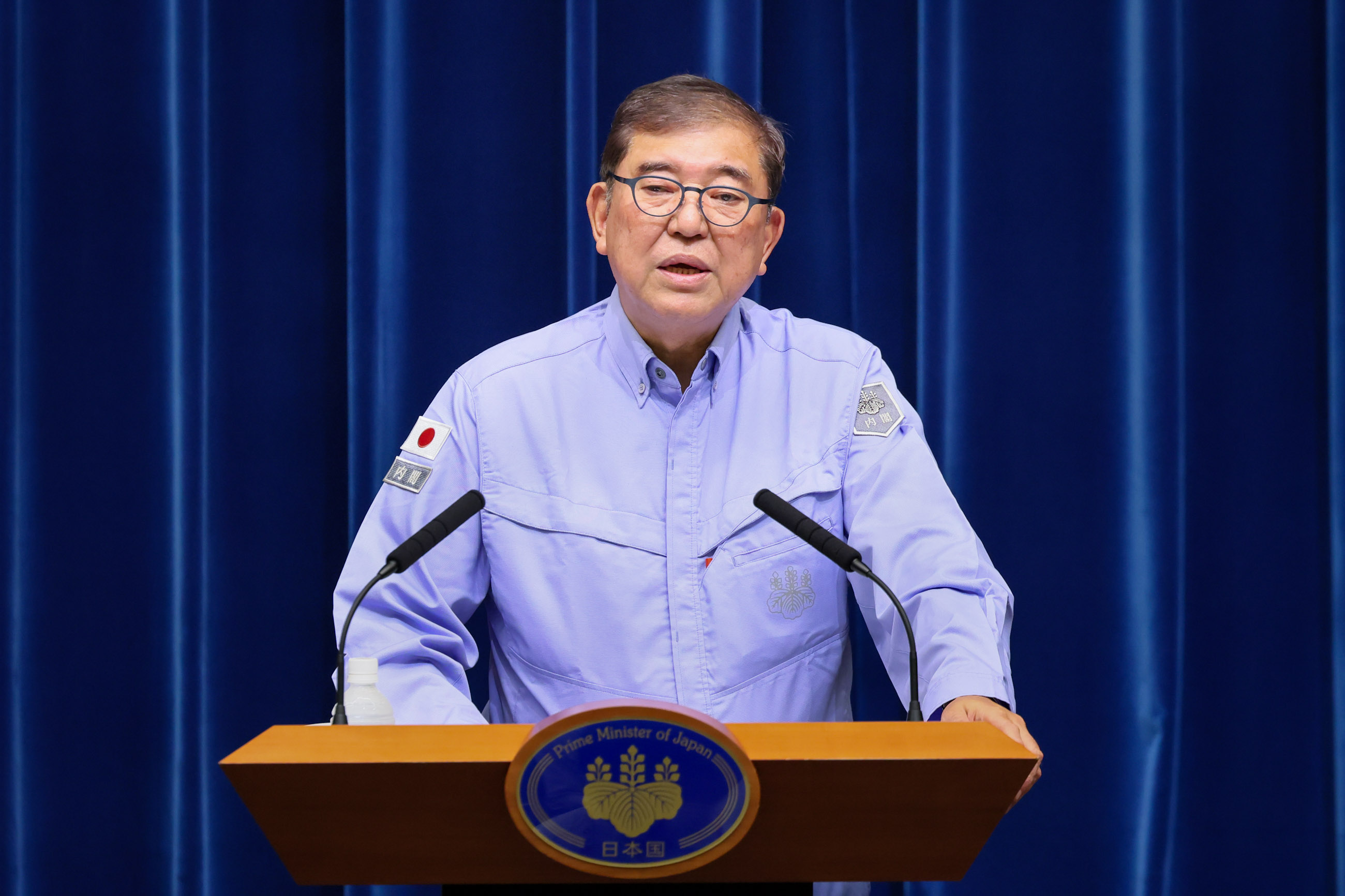 石破首相举行记者会5