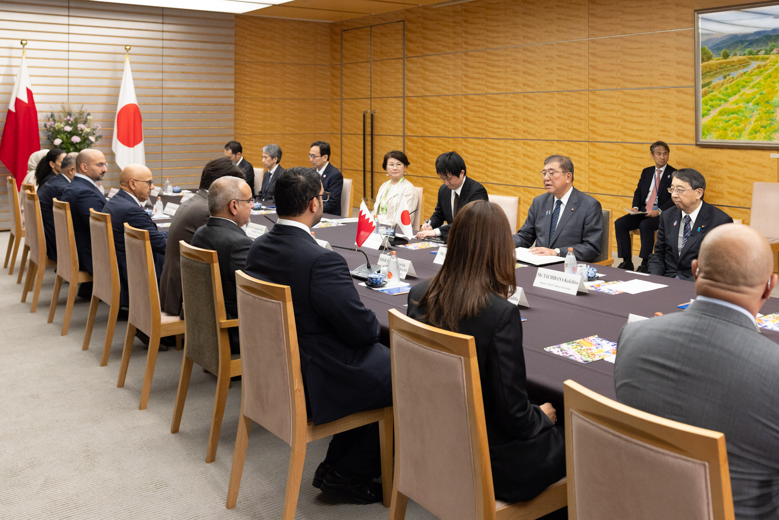 与萨勒曼王储兼首相举行会谈6