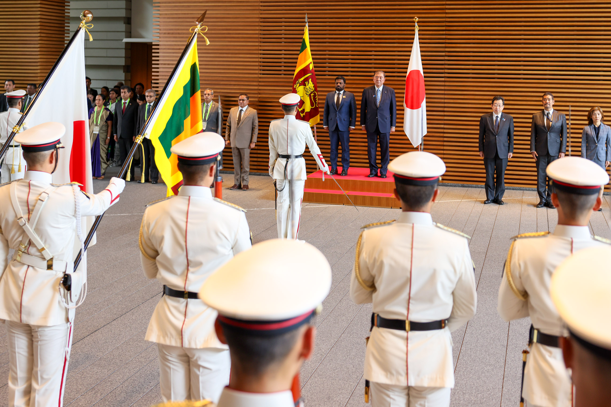 仪仗队的荣誉礼和迎宾仪式1