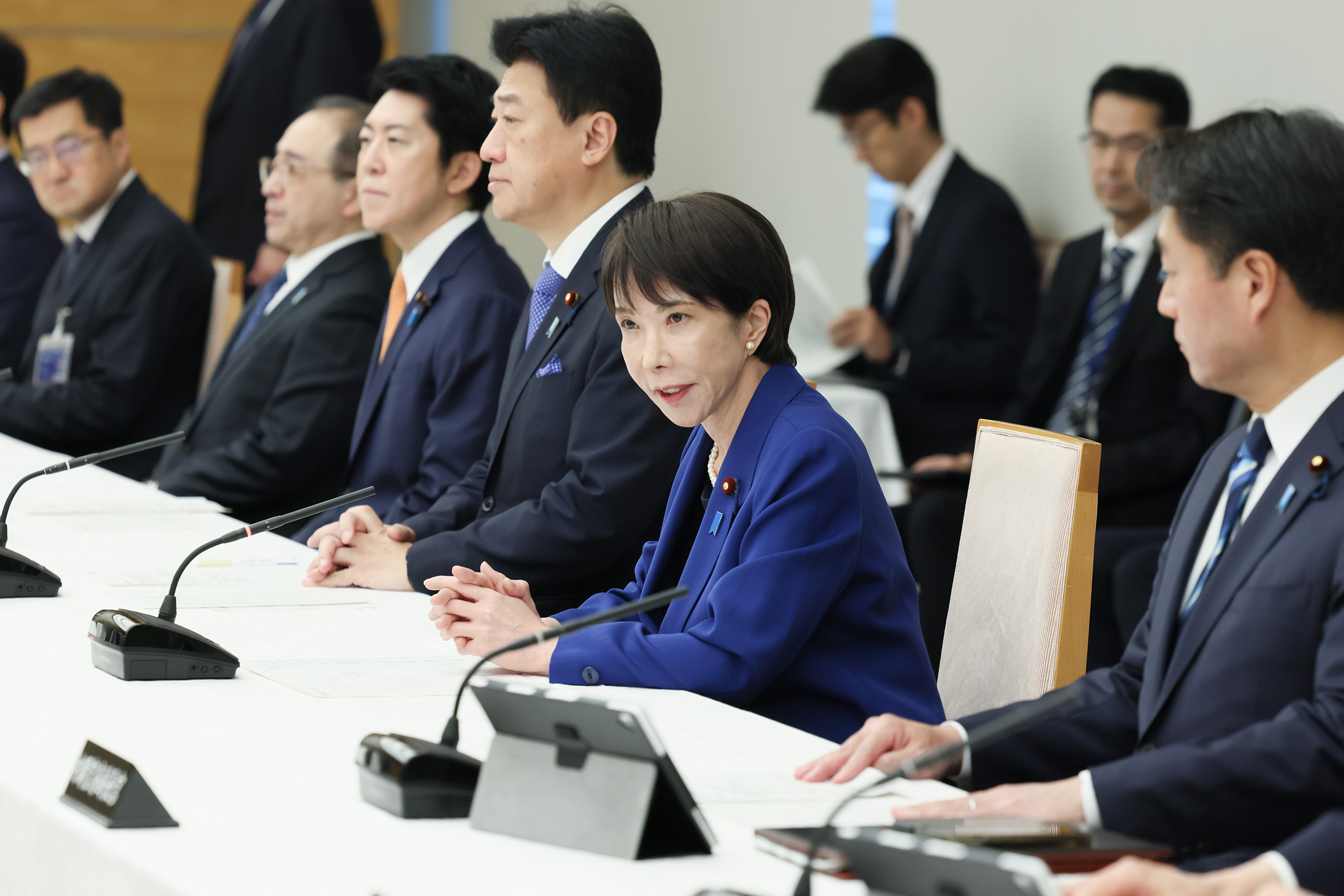 高市首相作训示1