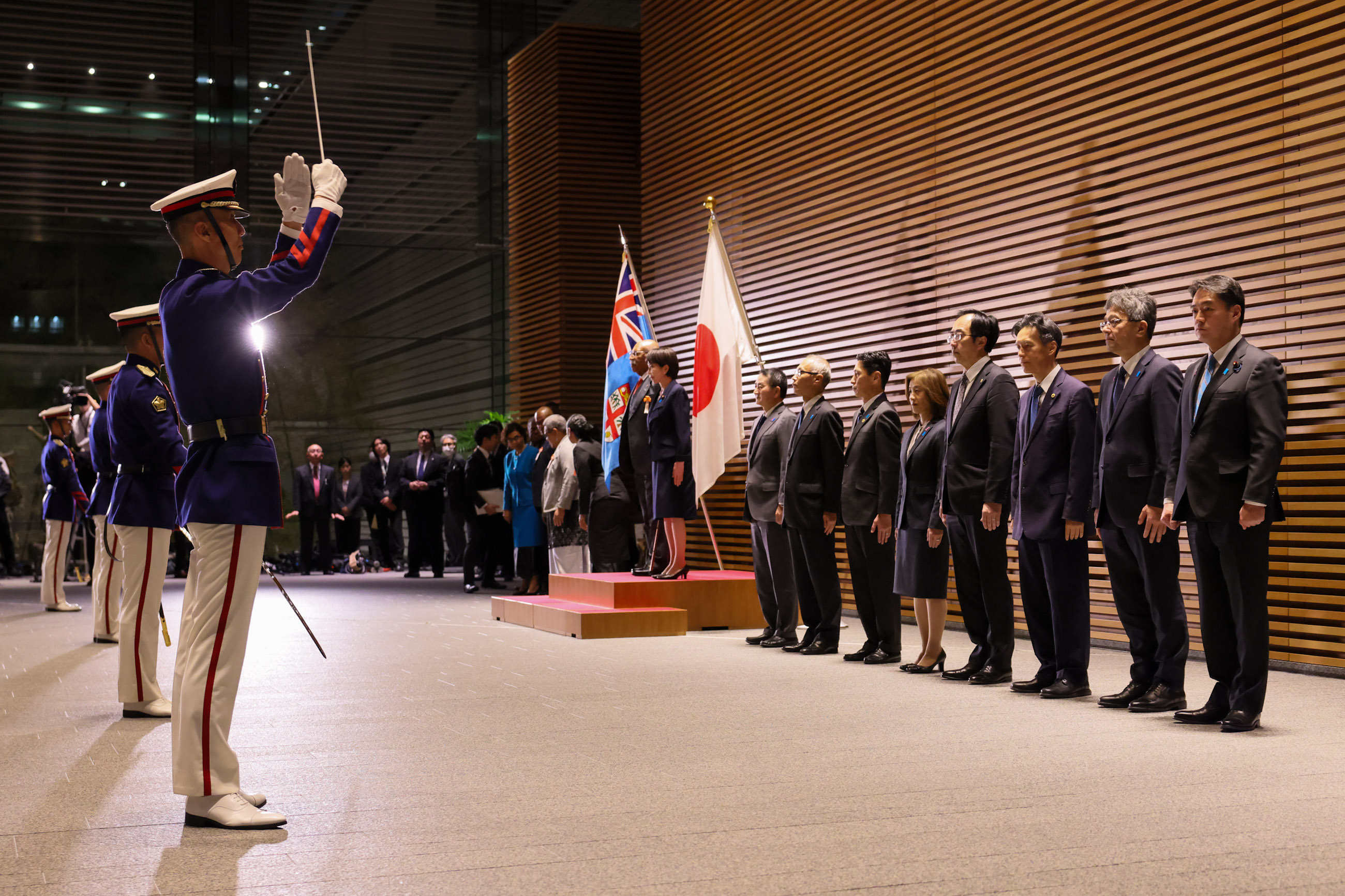 仪仗队的荣誉礼和迎宾仪式1