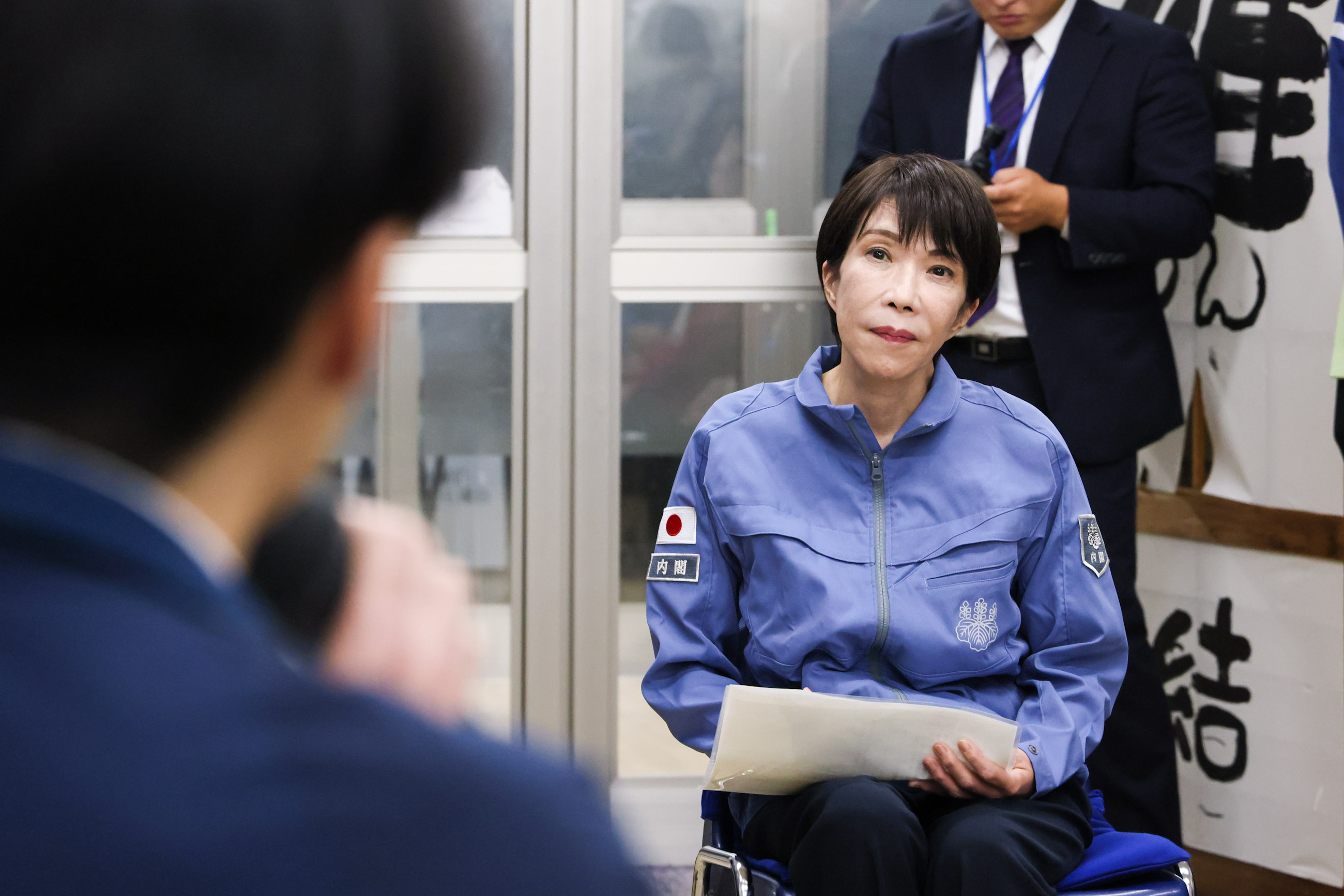 高市首相视察“穴水Smile Marche”2