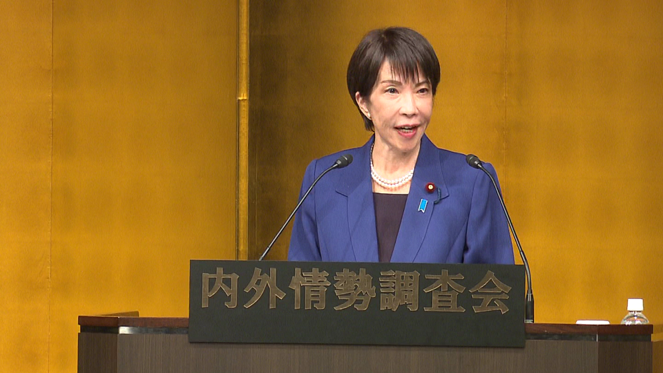 出席内外局势调查会全国恳谈会