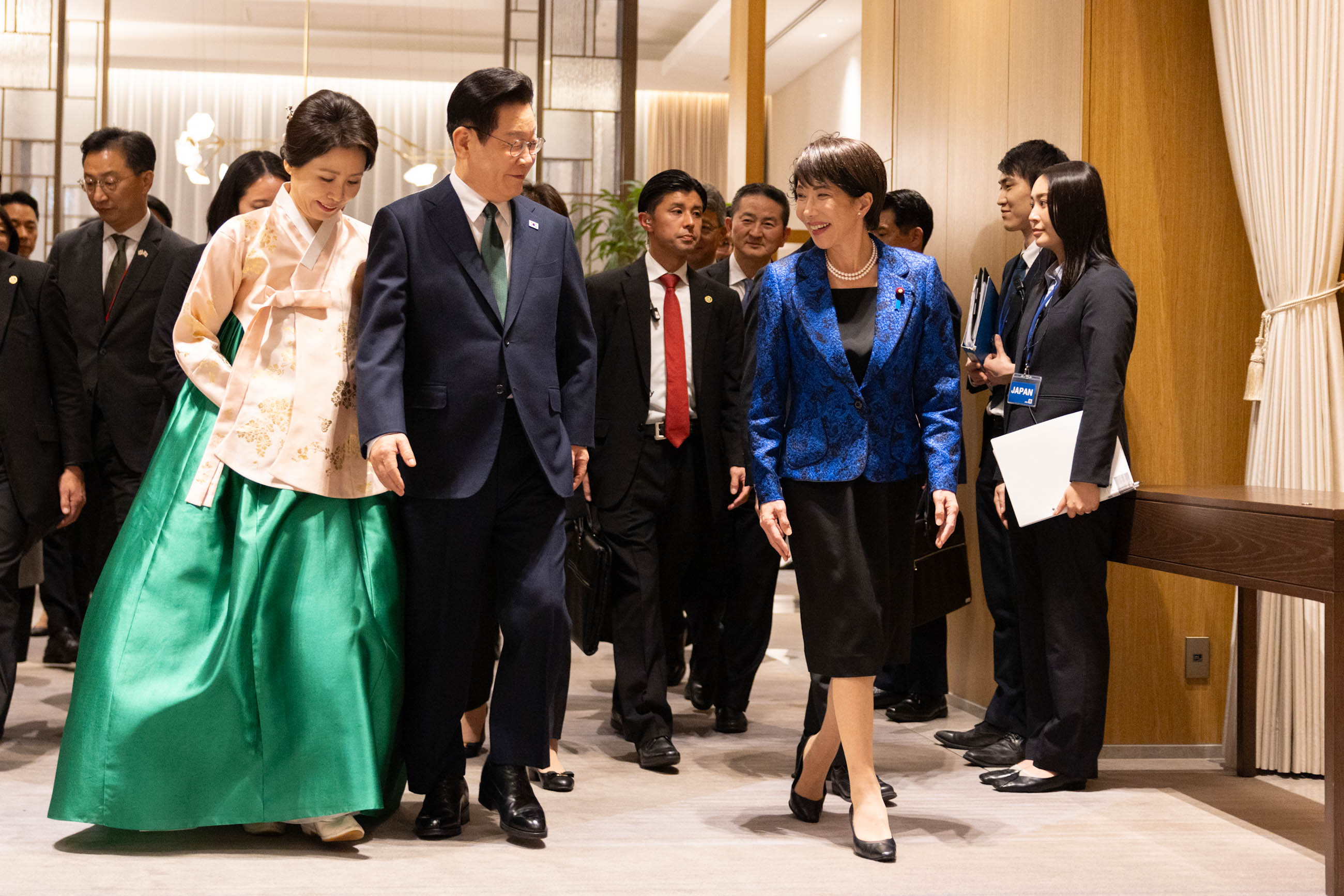 两位首脑出席晚餐会2