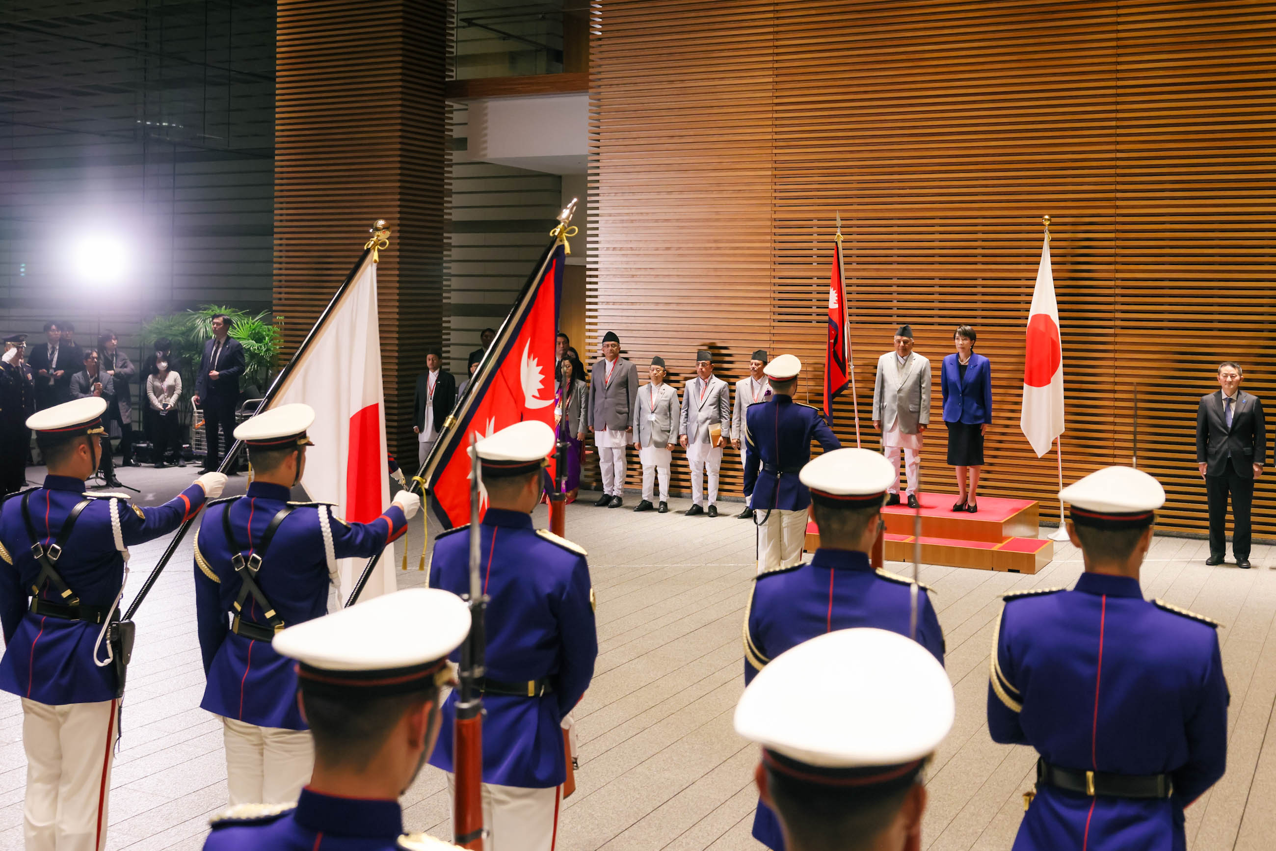 仪仗队的荣誉礼和迎宾仪式4