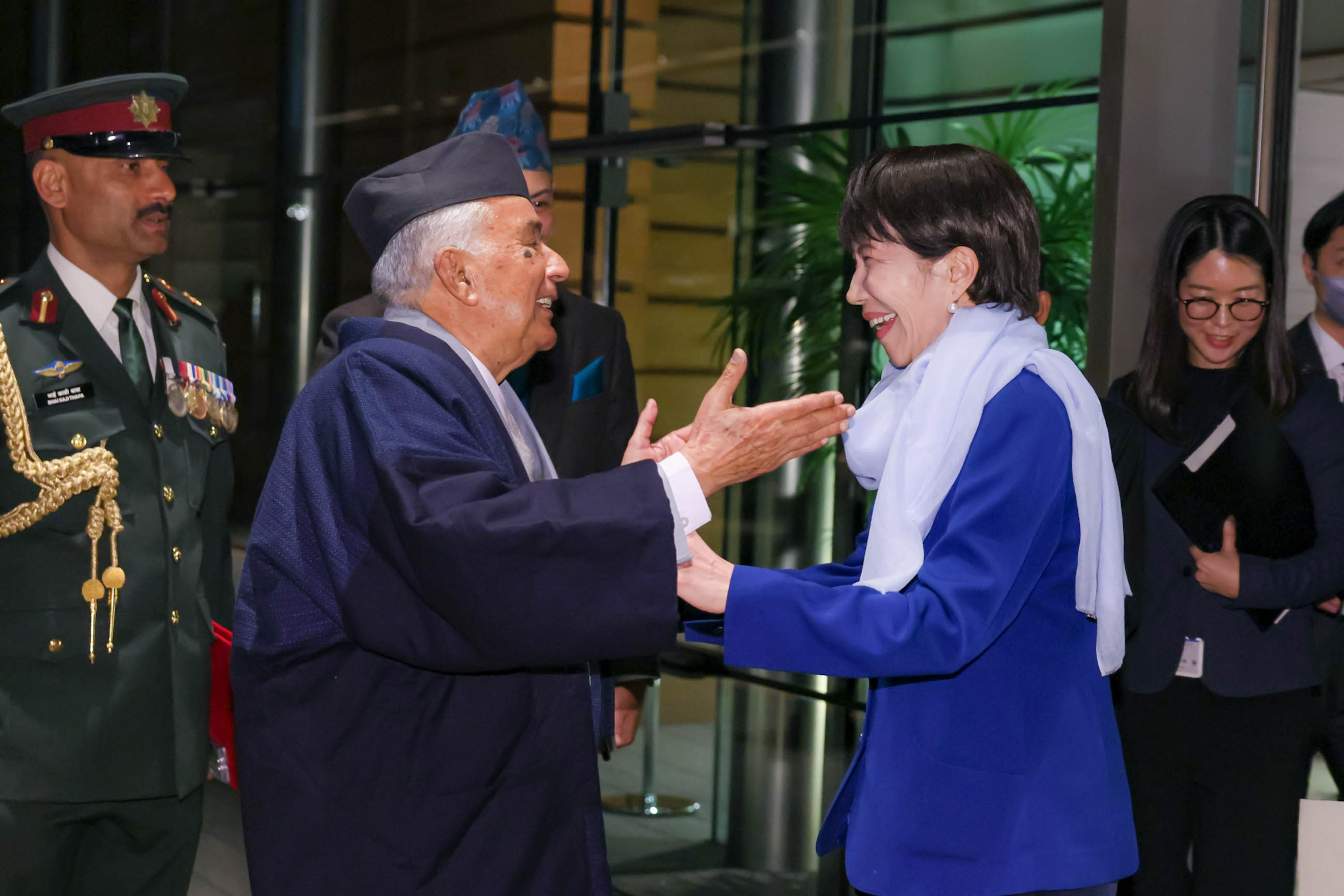 高市首相为保德尔总统送行4