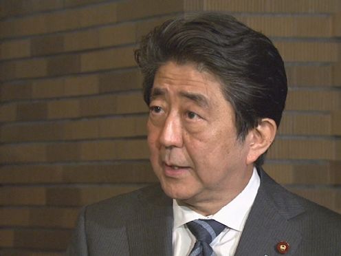 安倍总理在总理大臣公邸举行了关于与美利坚合众国总统唐纳德·特朗普电话会谈的记者会。