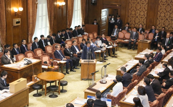 安倍总理出席了参议院有关跨太平洋伙伴关系协议（TPP）等的特别委员会。